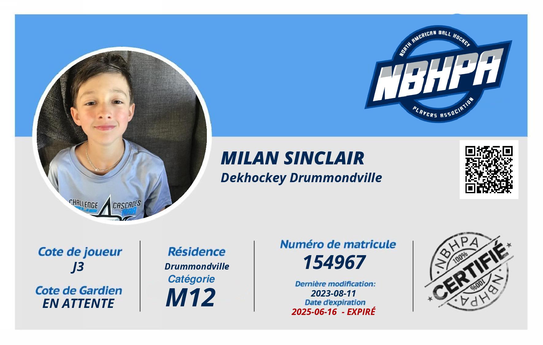 Milan Sinclair