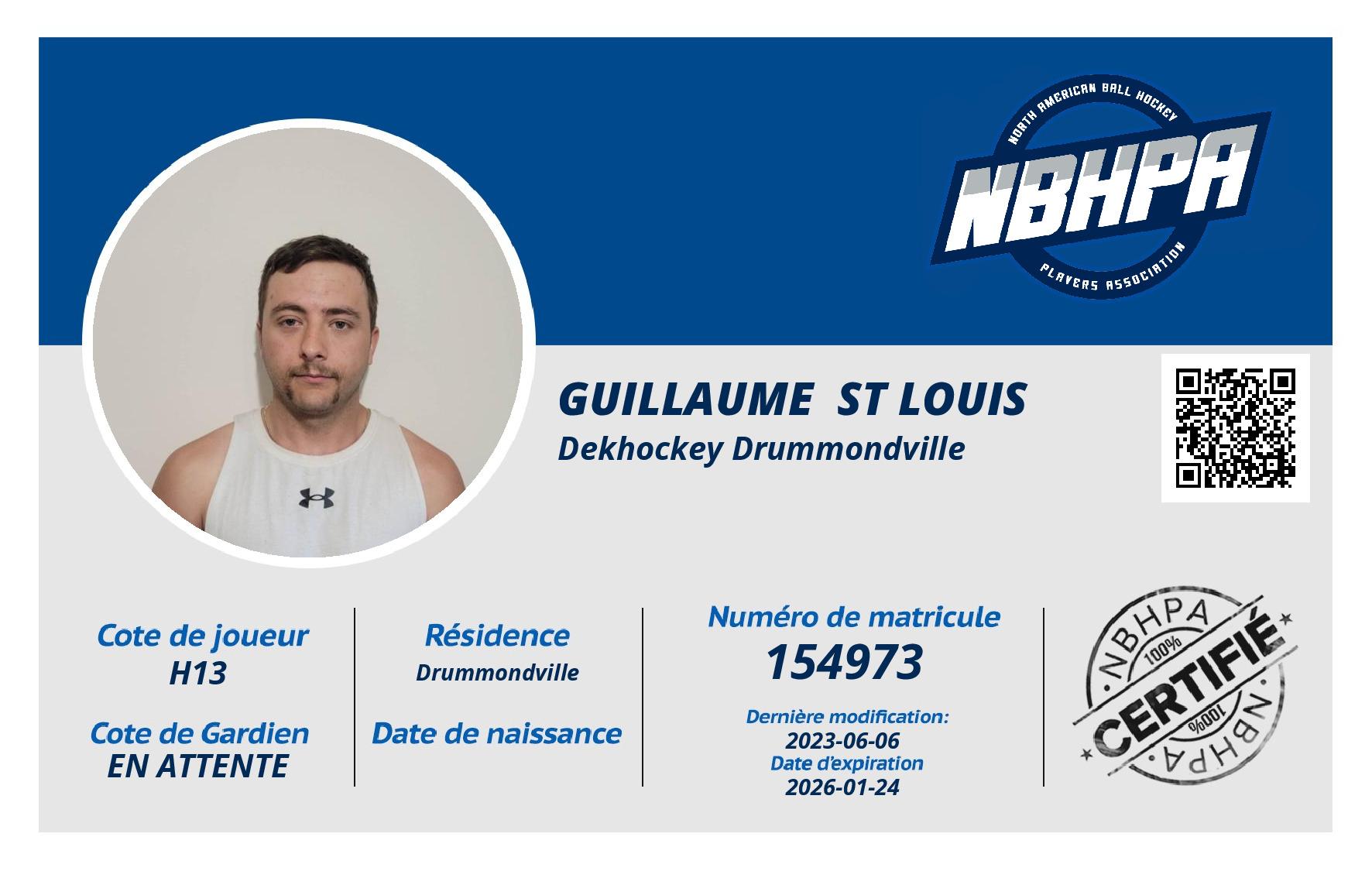 Guillaume  St louis