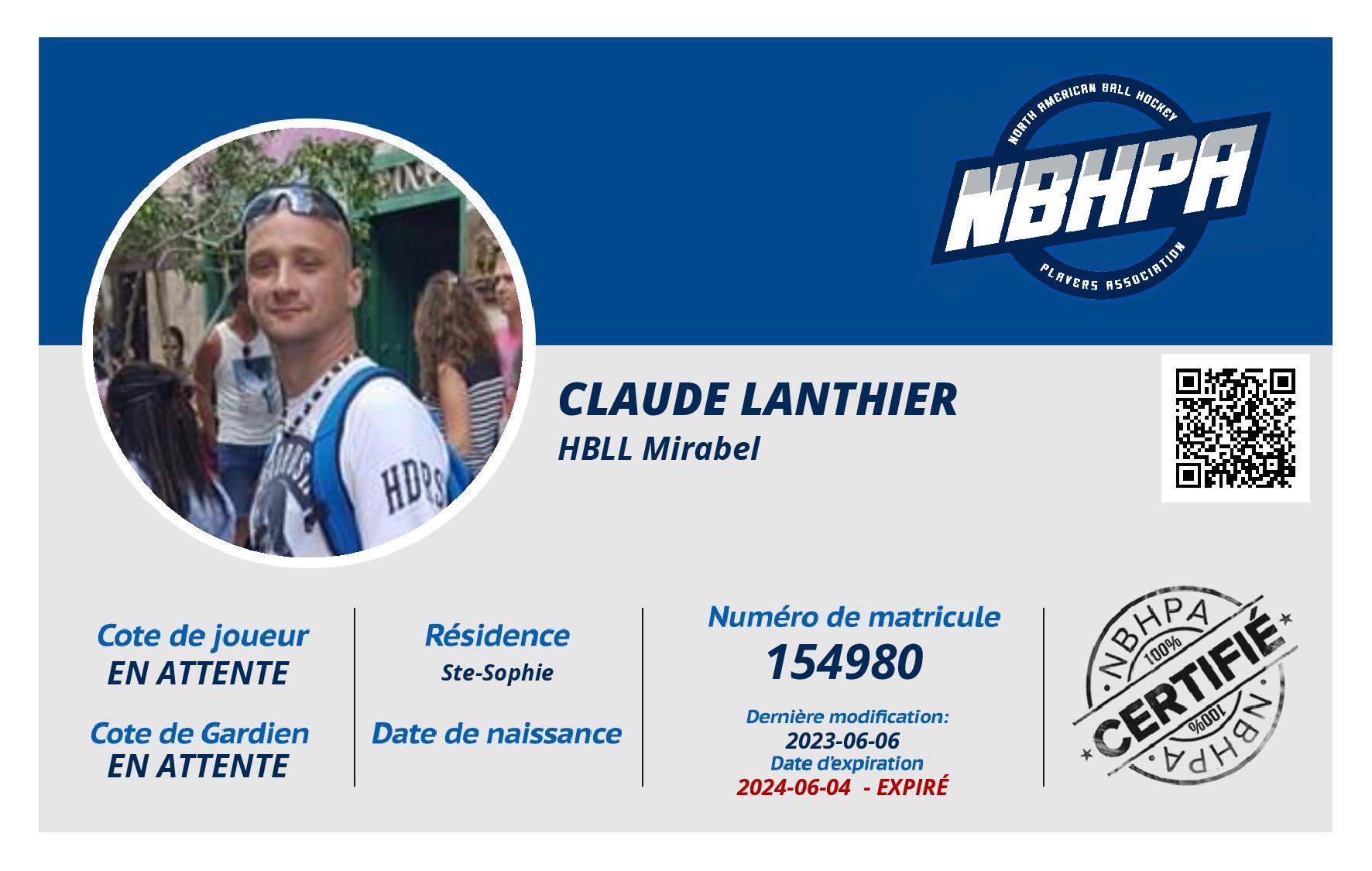 Claude Lanthier