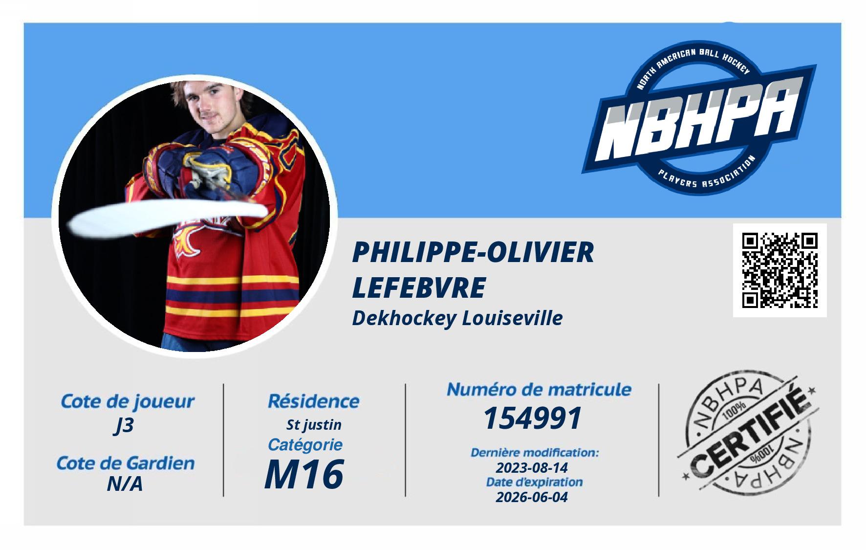 Philippe-Olivier Lefebvre