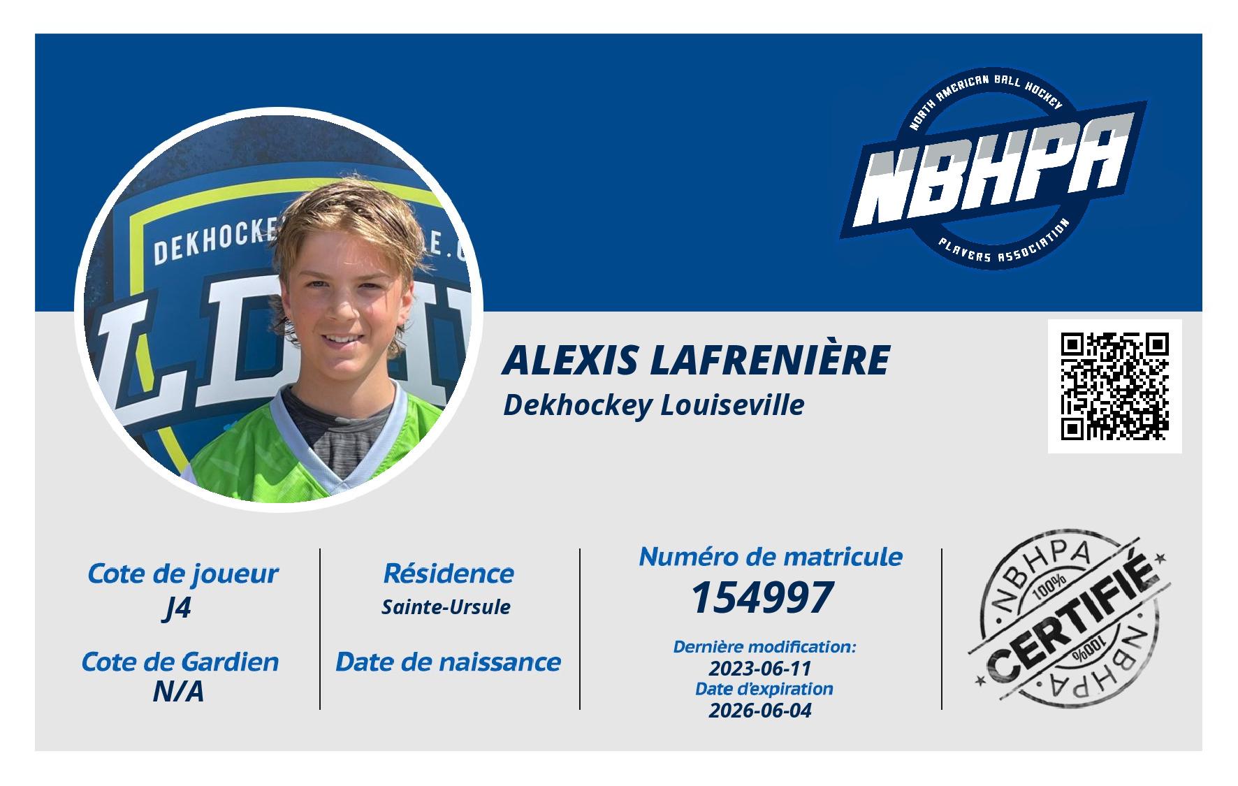 Alexis Lafrenière