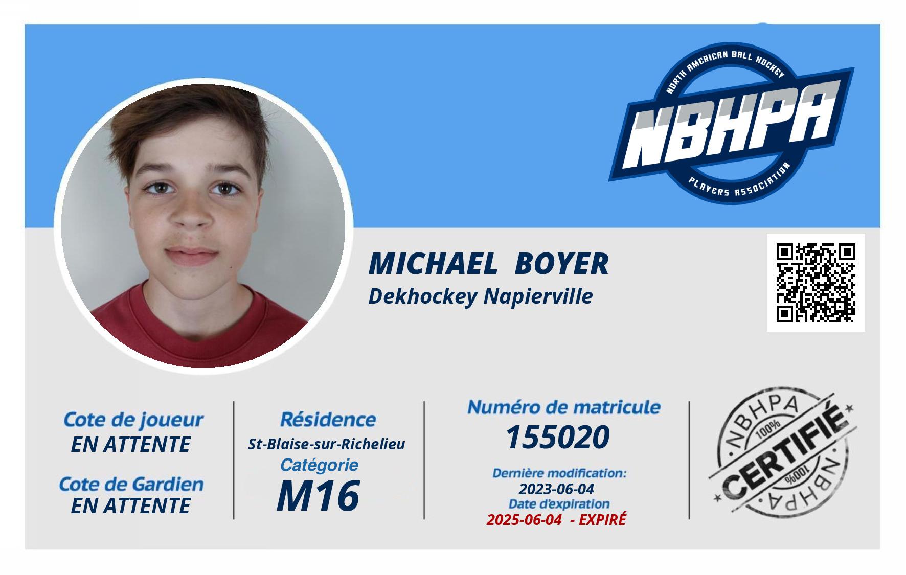 Michael  Boyer 