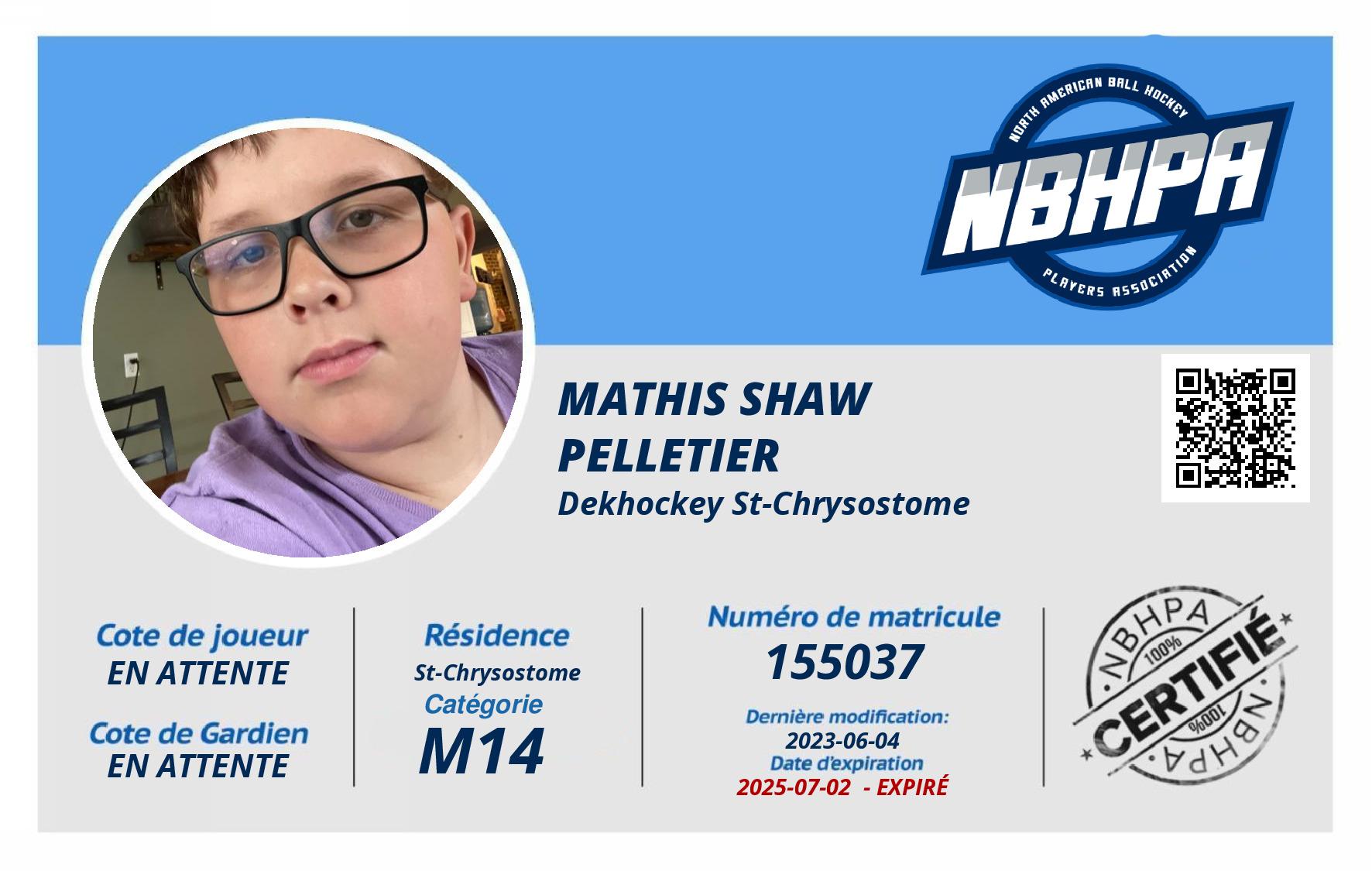 Mathis Shaw Pelletier