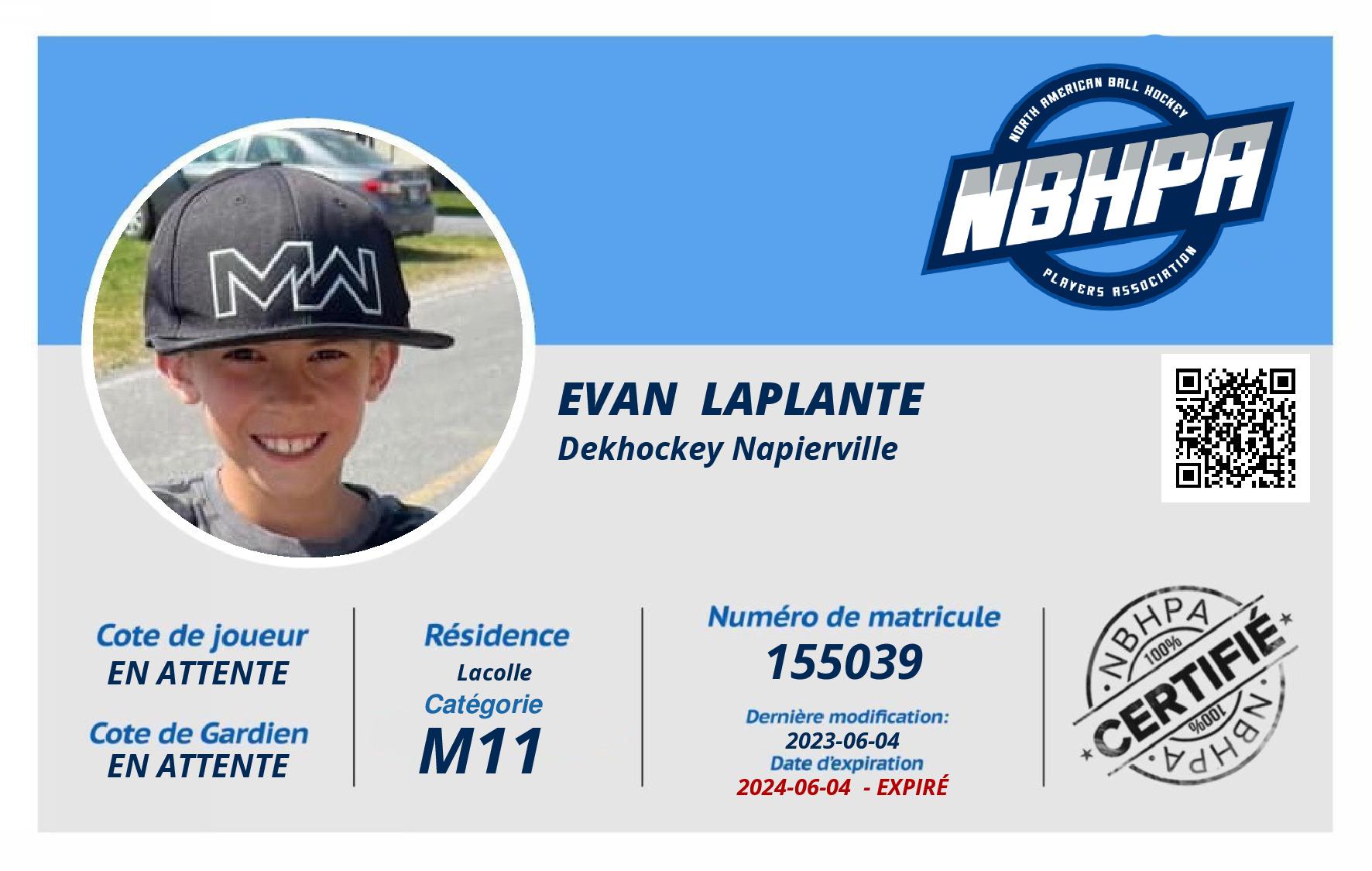 Evan  Laplante 