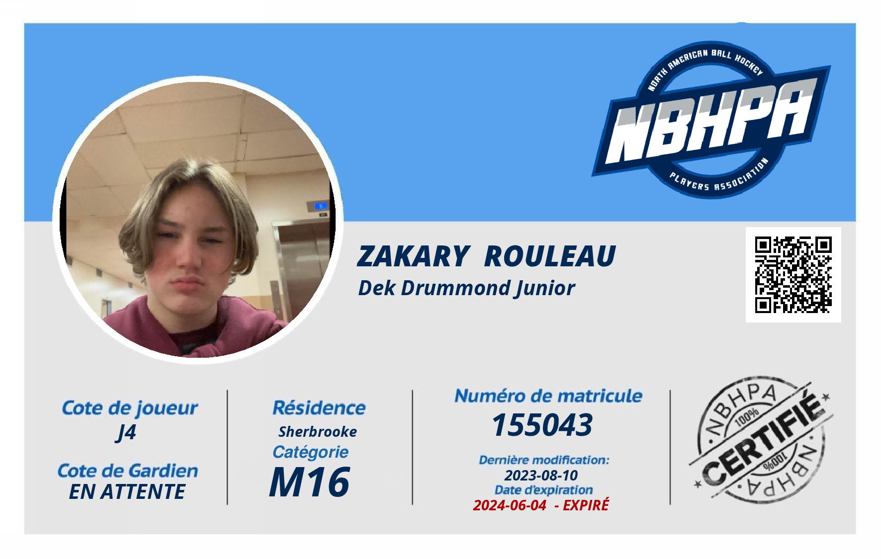 Zakary  Rouleau 