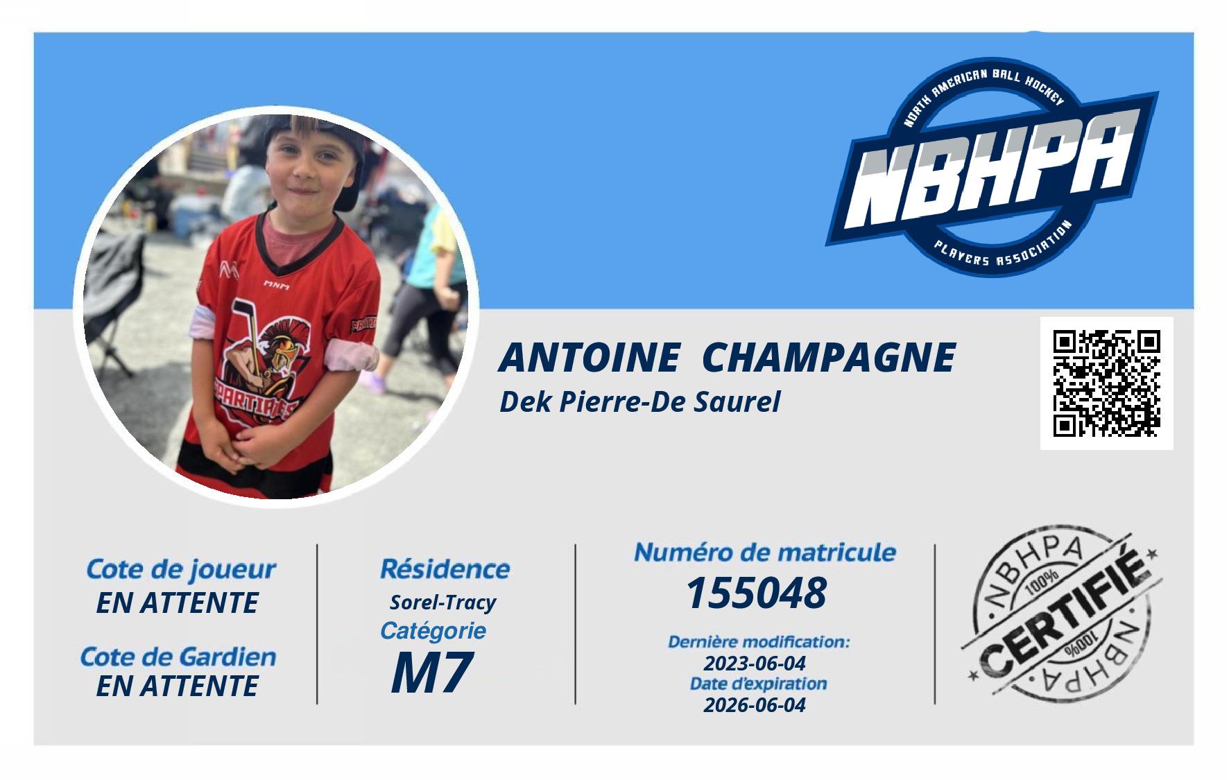 Antoine  Champagne 