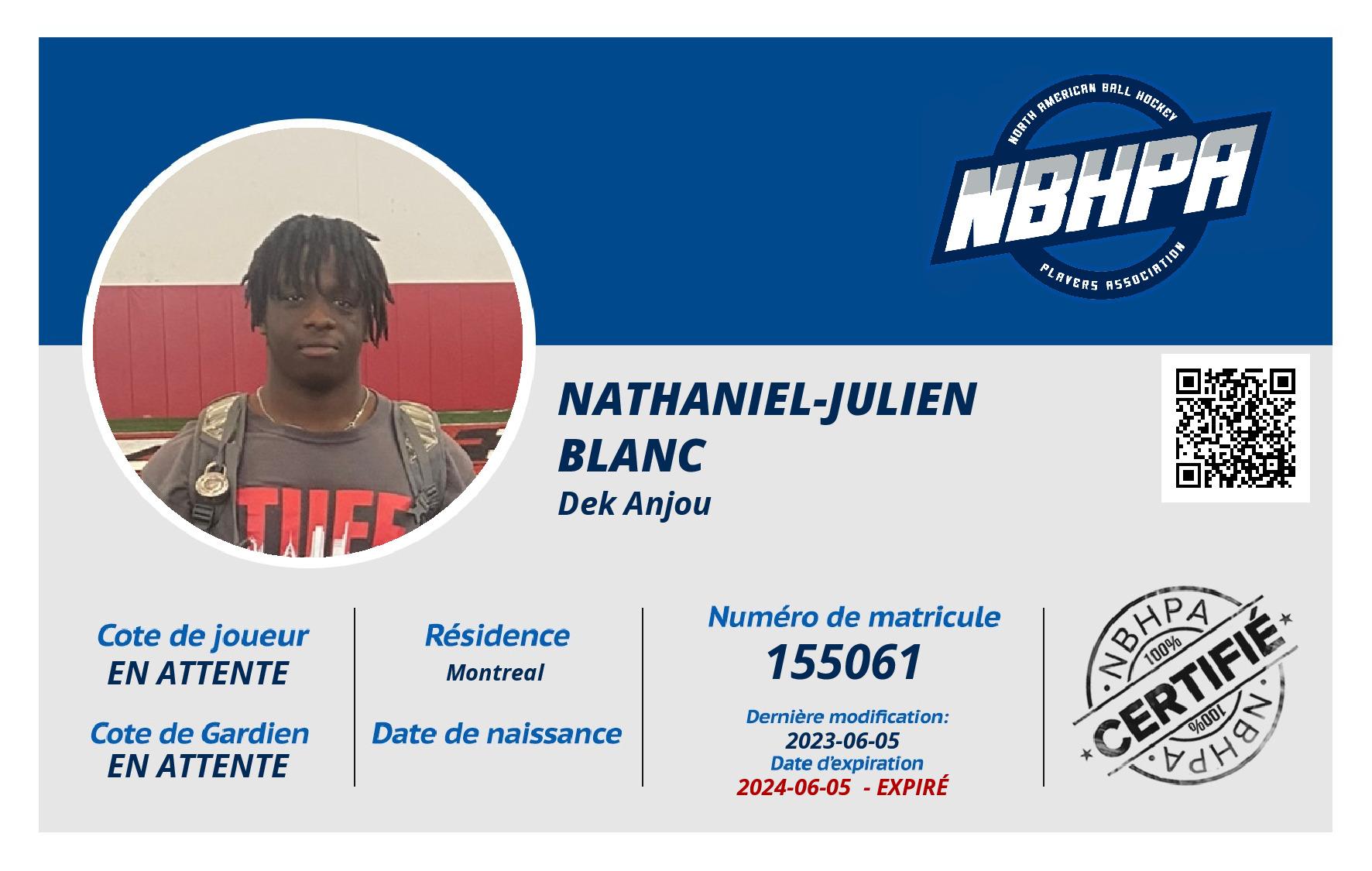 Nathaniel-Julien  Blanc