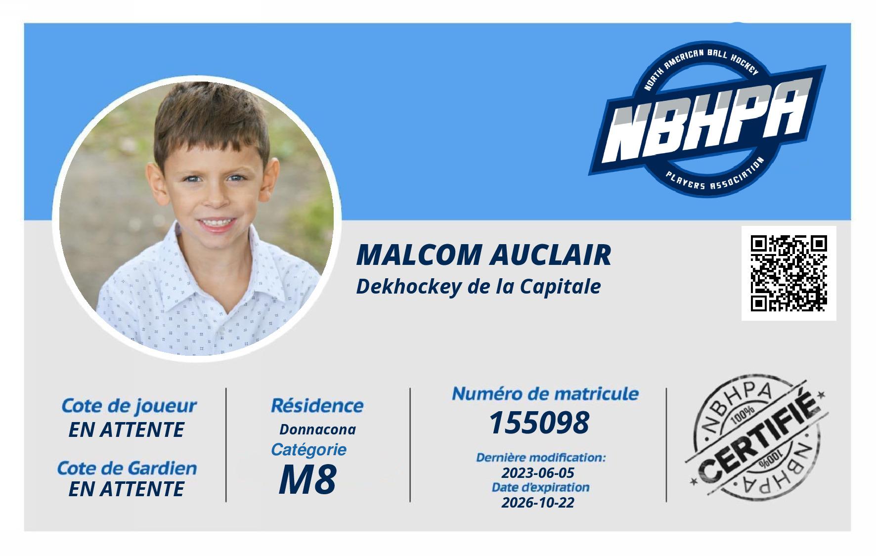Malcom Auclair