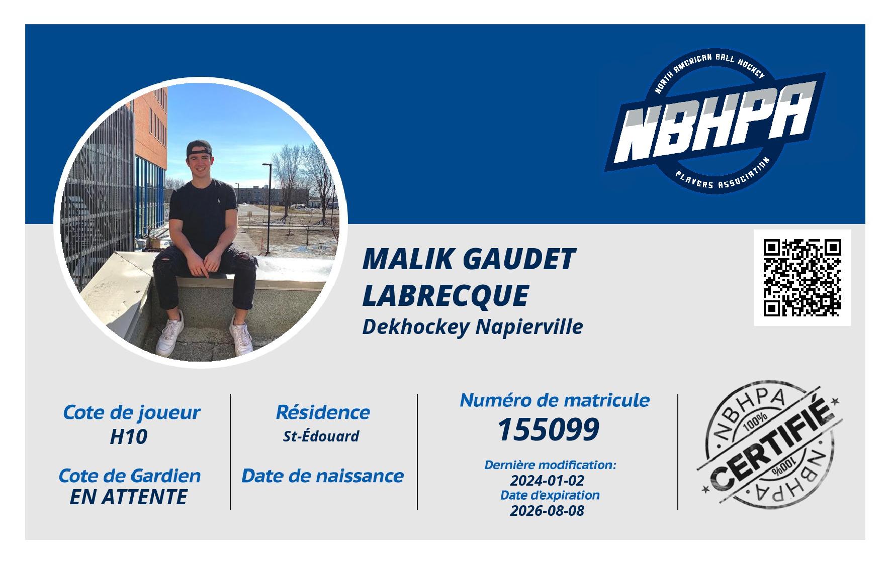 Malik Gaudet Labrecque 