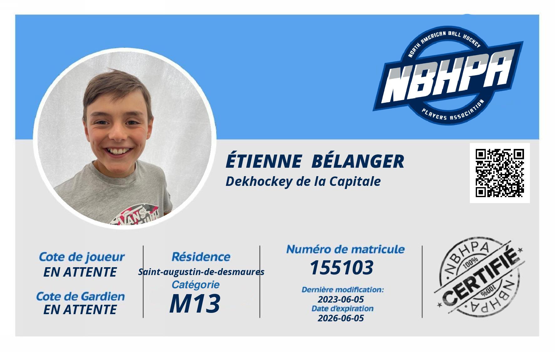 Étienne  Bélanger 