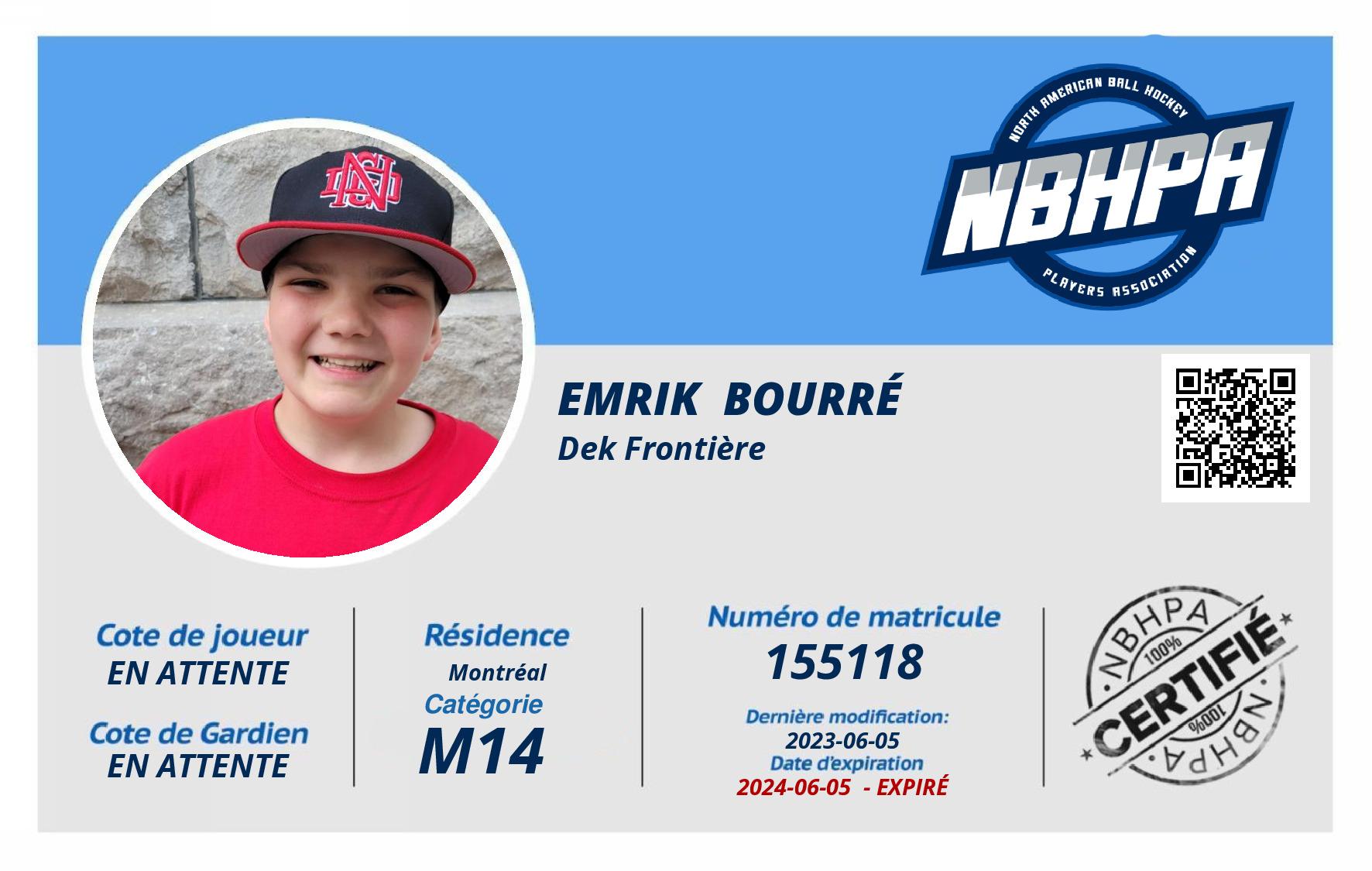 Emrik  Bourré 