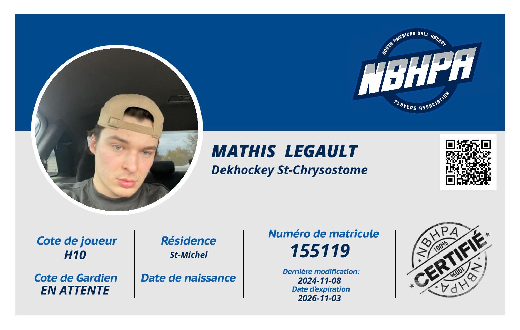 Mathis  Legault 