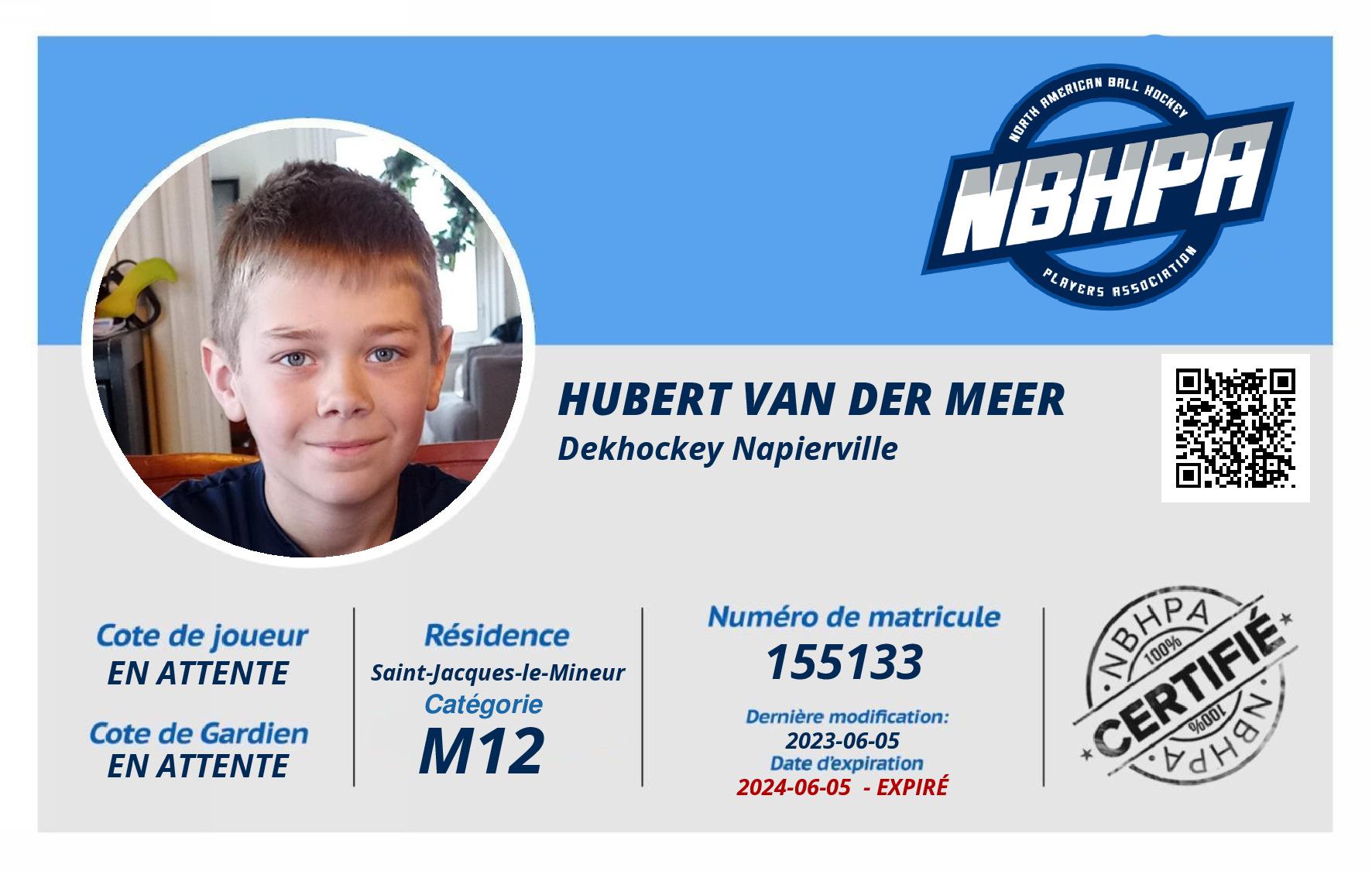 Hubert Van Der Meer
