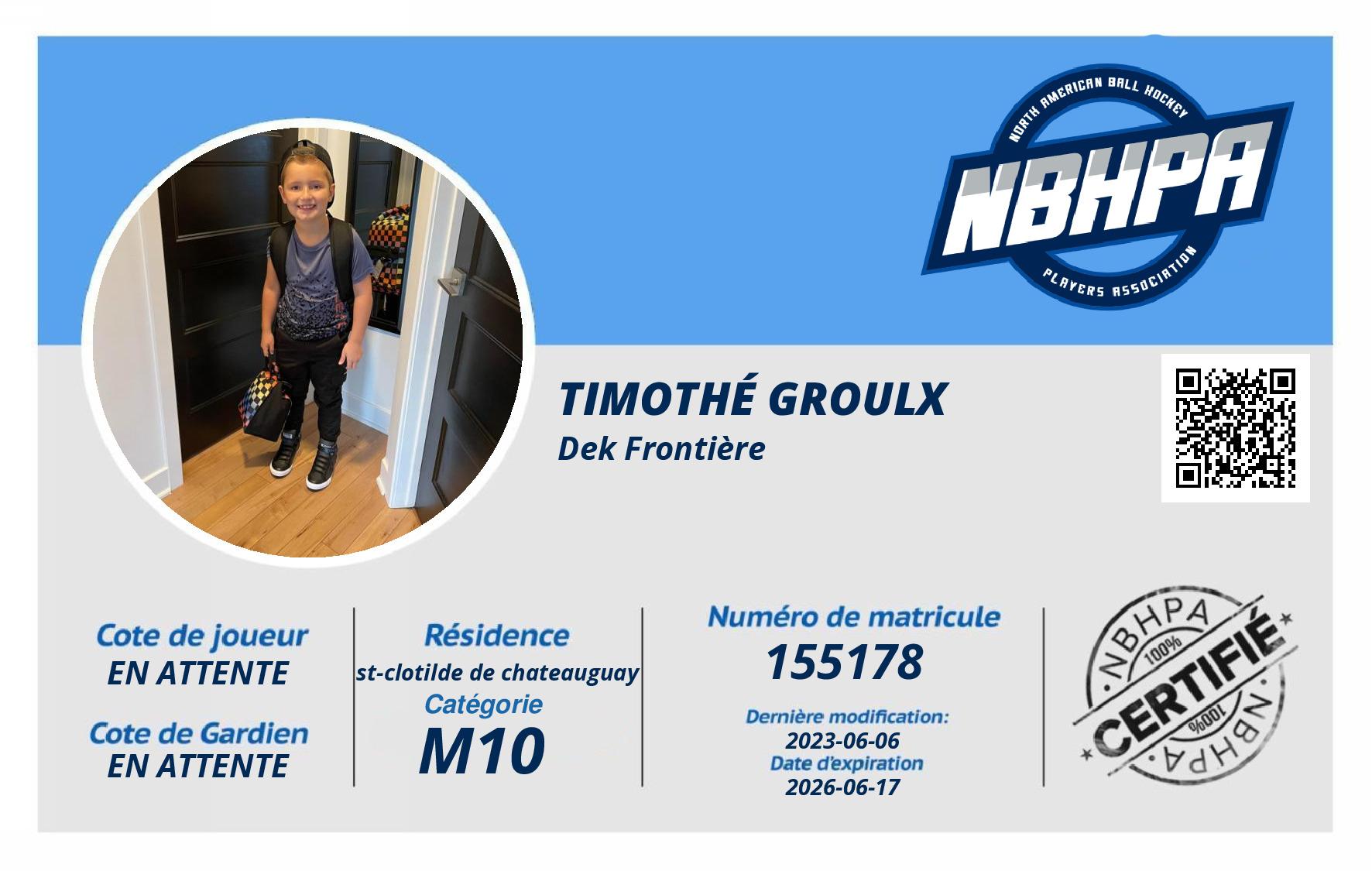 Timothé Groulx
