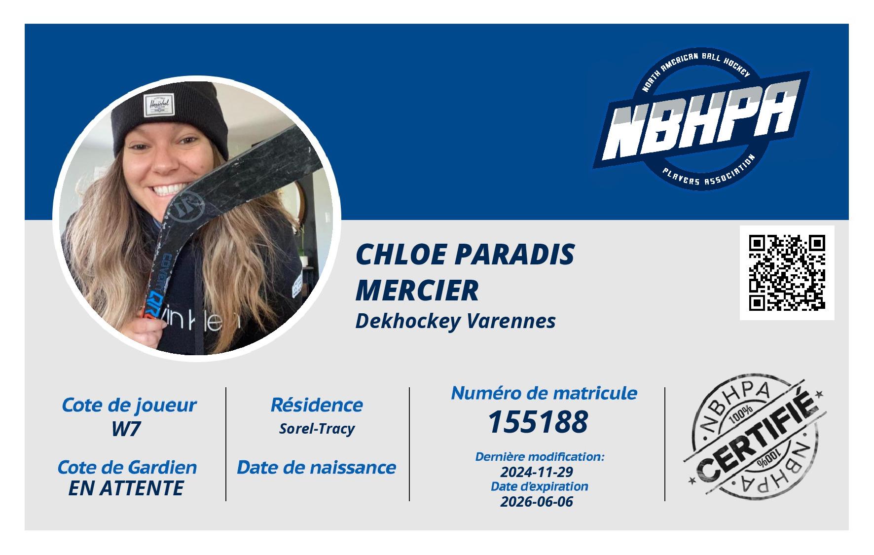 Chloe Paradis Mercier