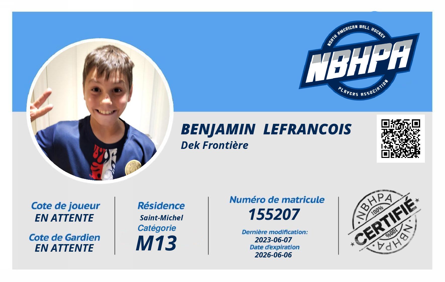 Benjamin  Lefrancois