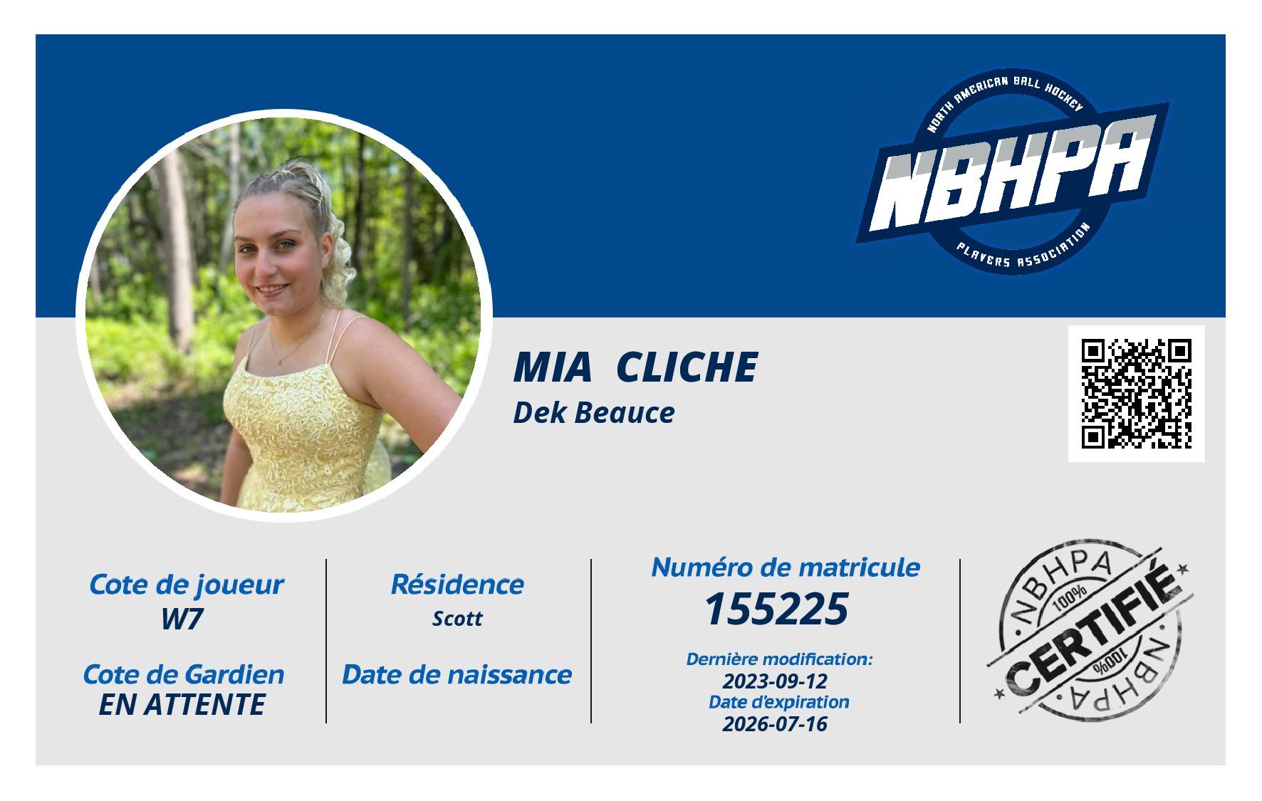 Mia  Cliche
