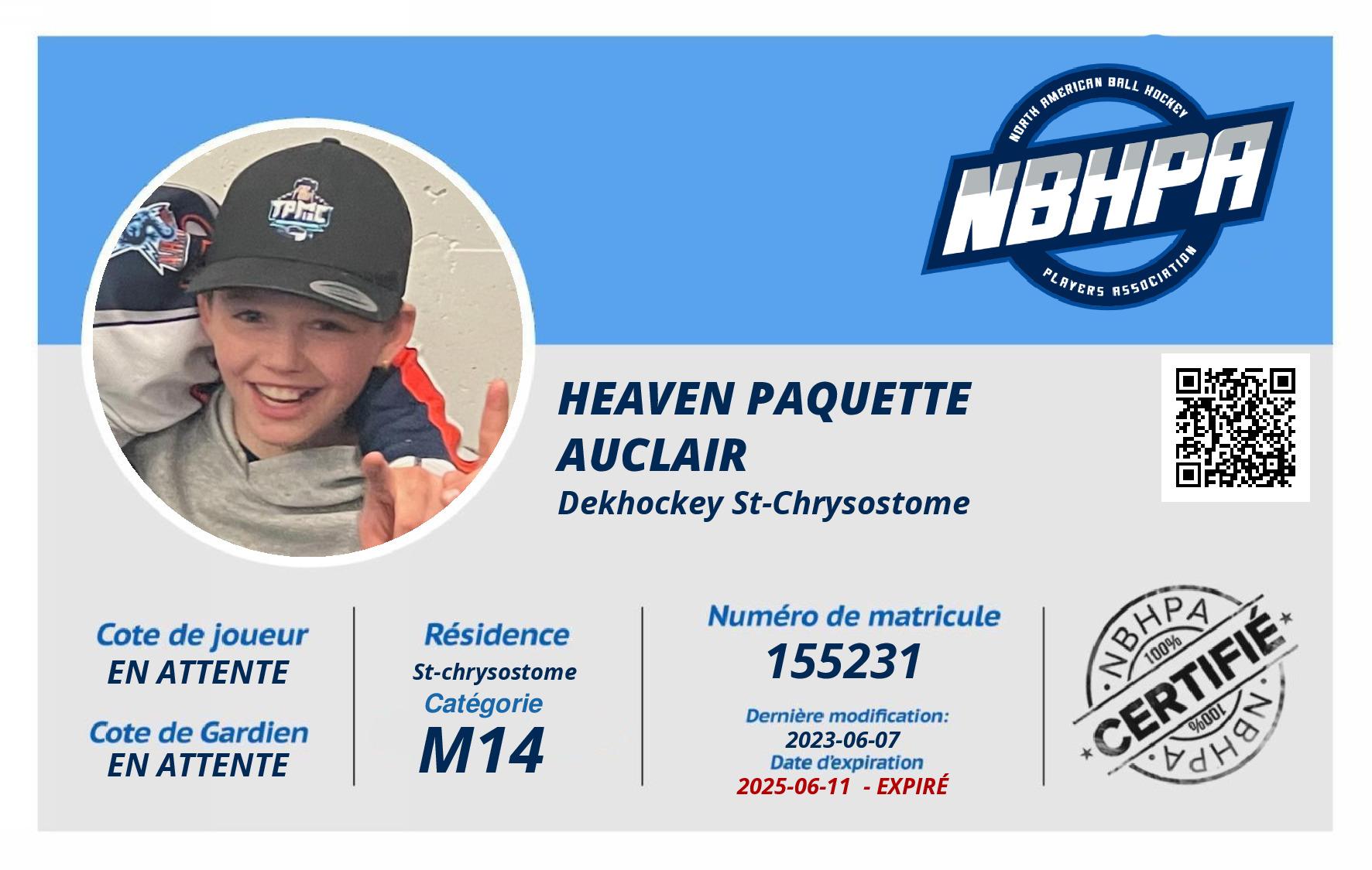 Heaven Paquette Auclair 