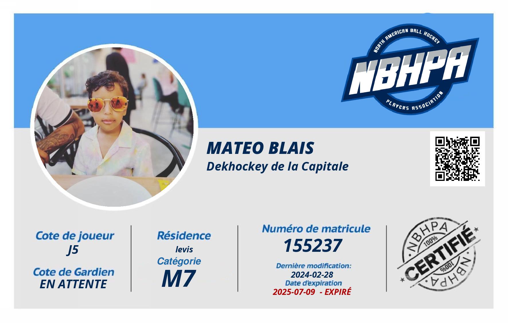 Mateo Blais