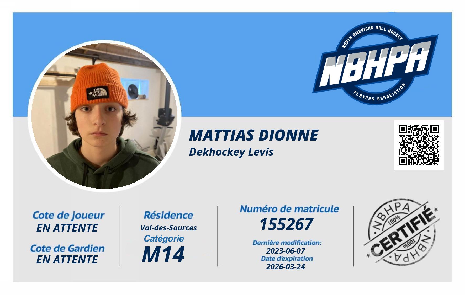 Mattias Dionne
