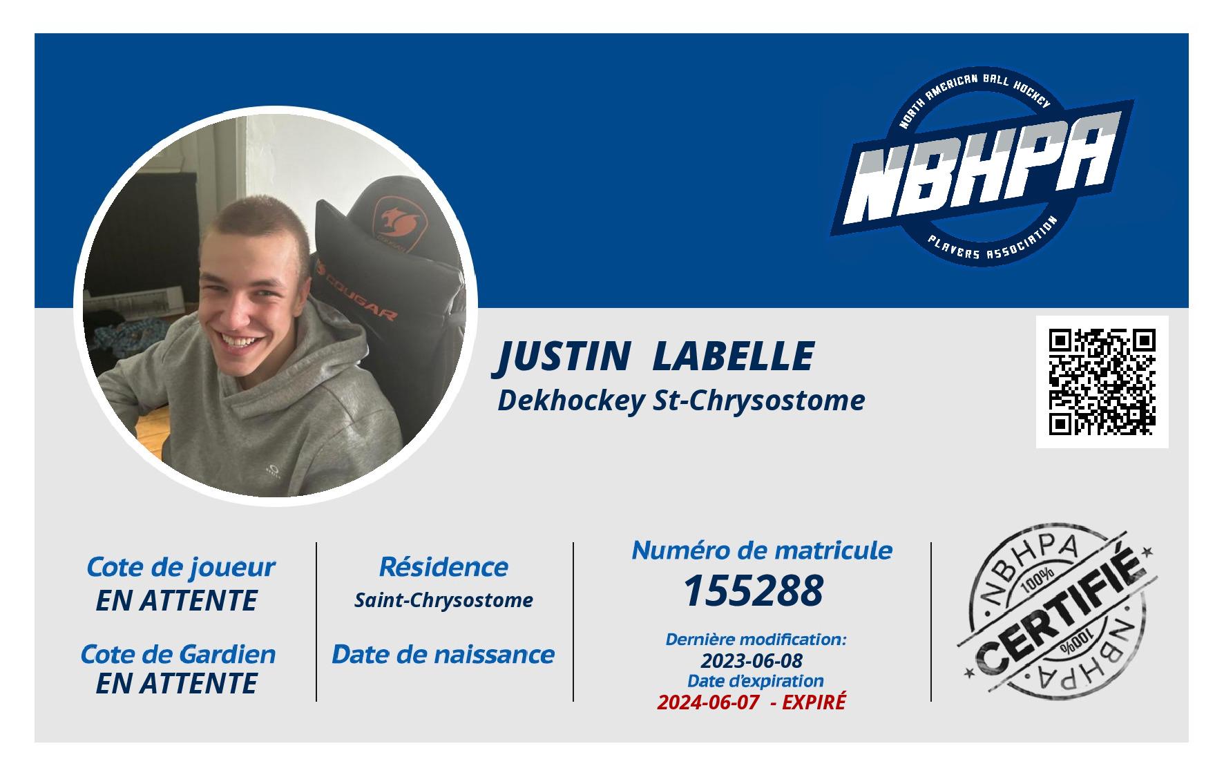 Justin  Labelle