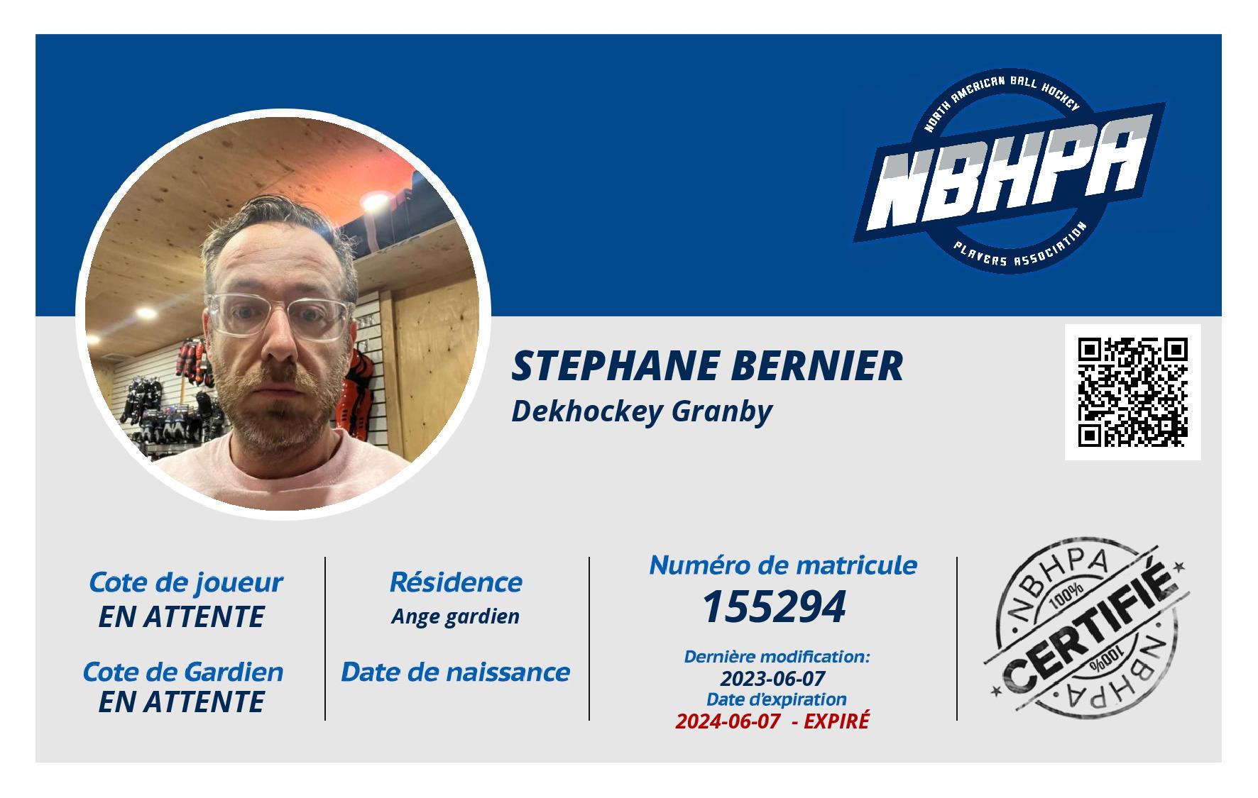 Stephane Bernier