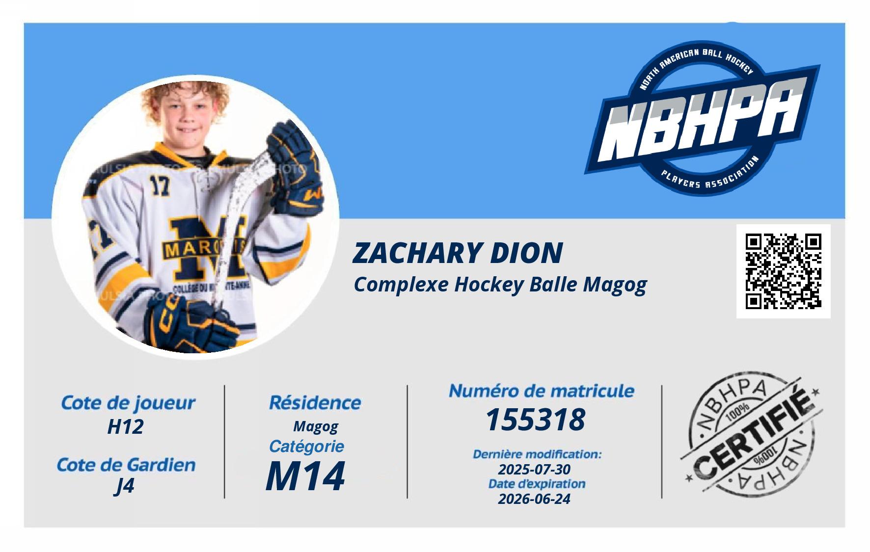 Zachary Dion