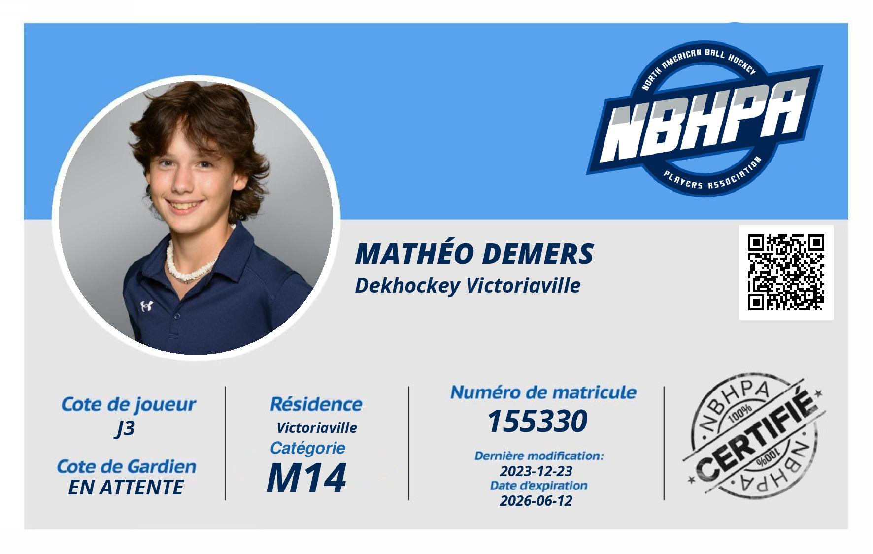 Mathéo Demers