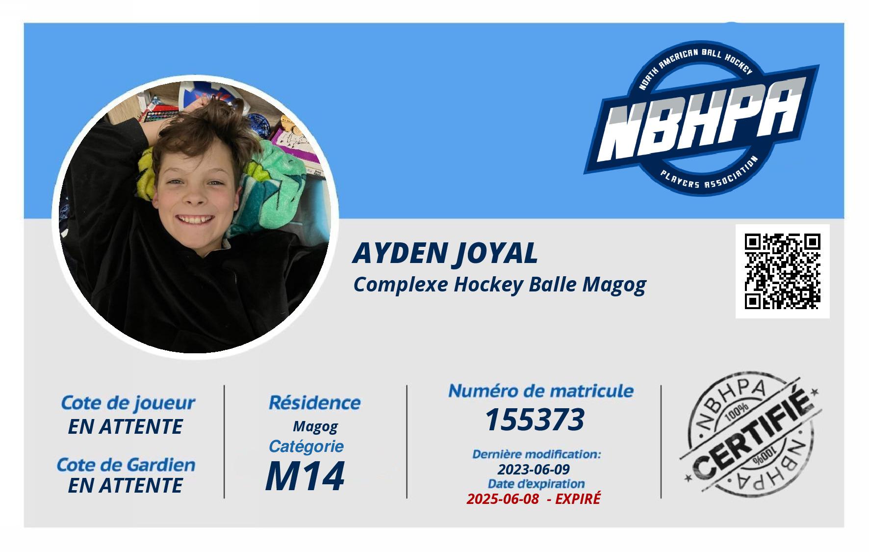 Ayden Joyal