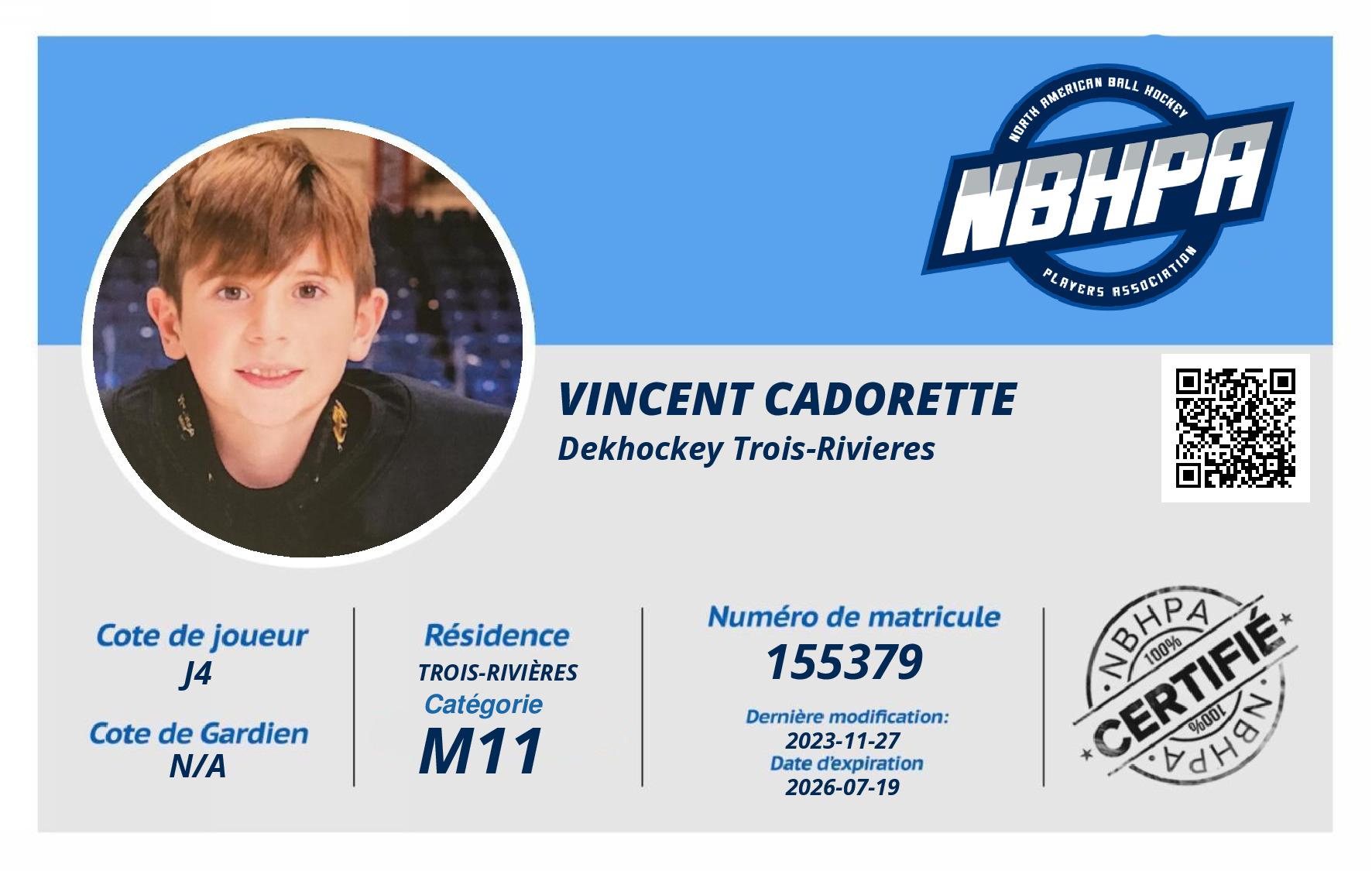 Vincent Cadorette