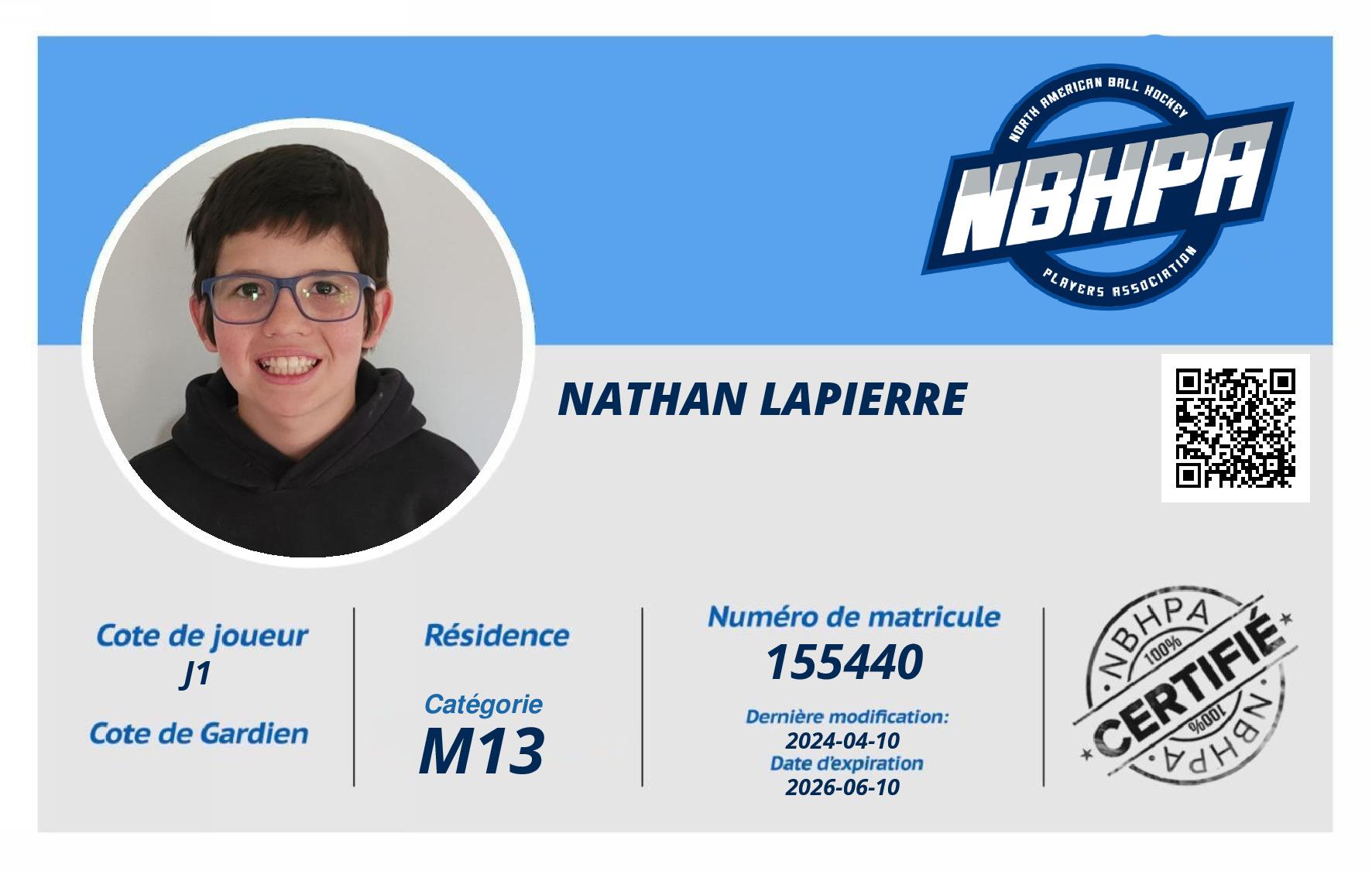 Nathan Lapierre