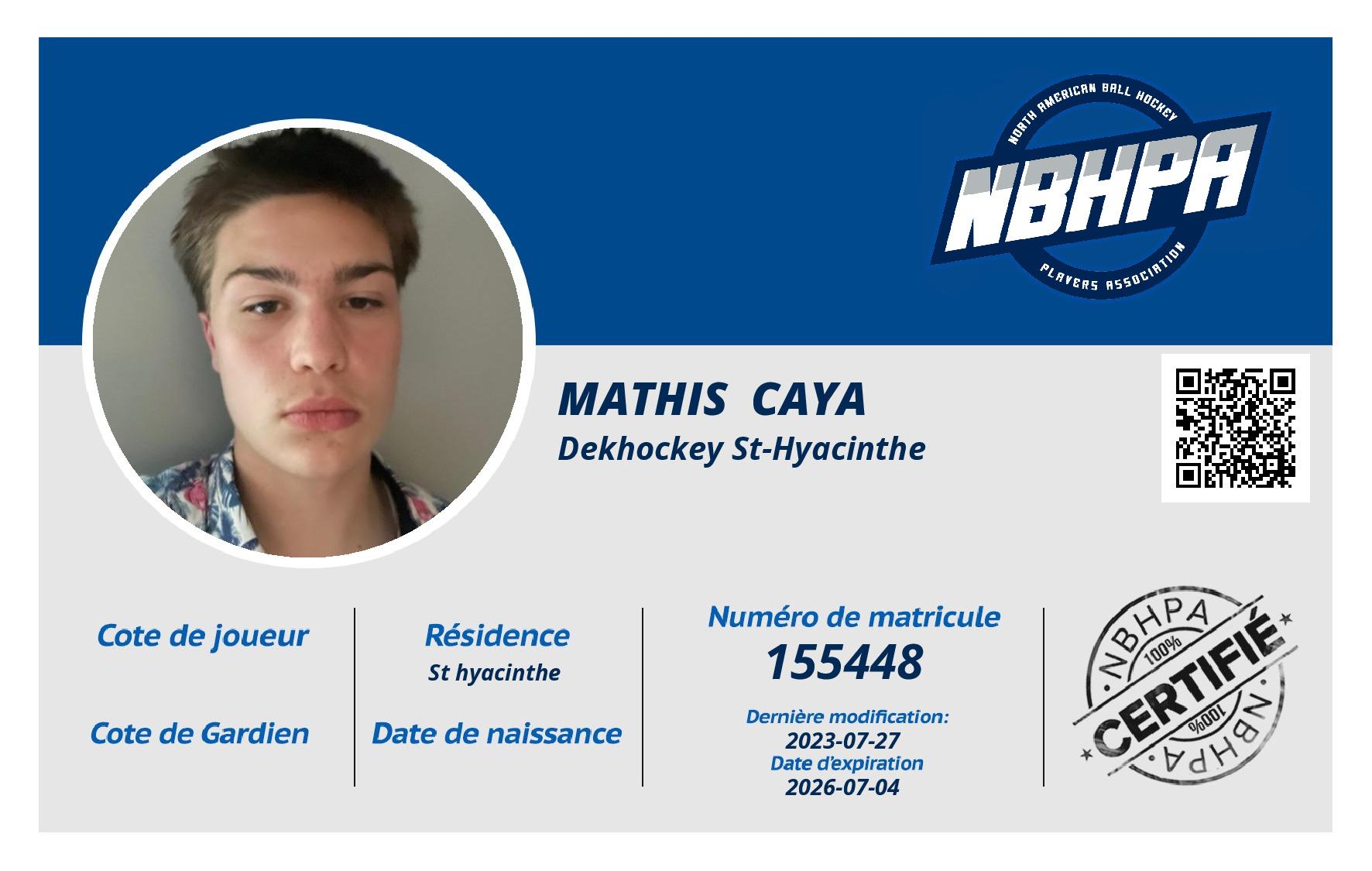 Mathis  Caya 