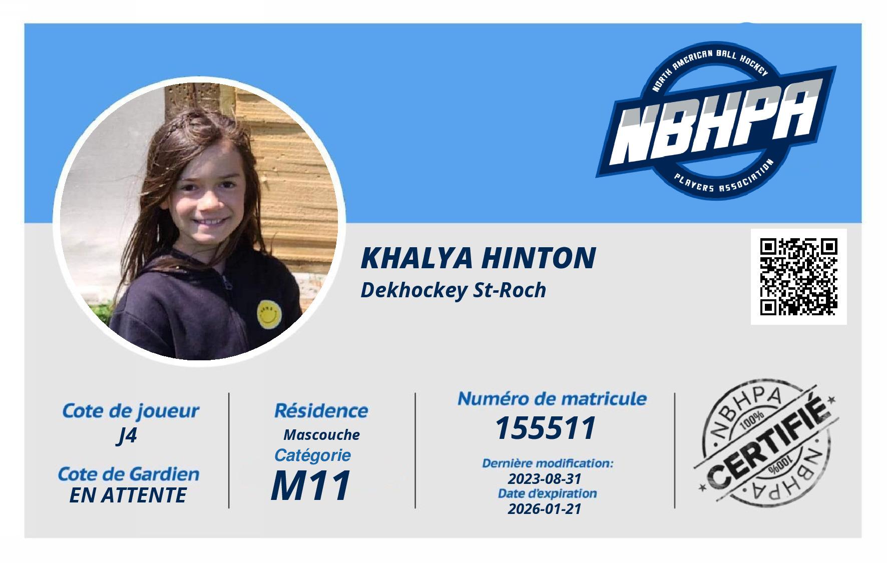 Khalya Hinton