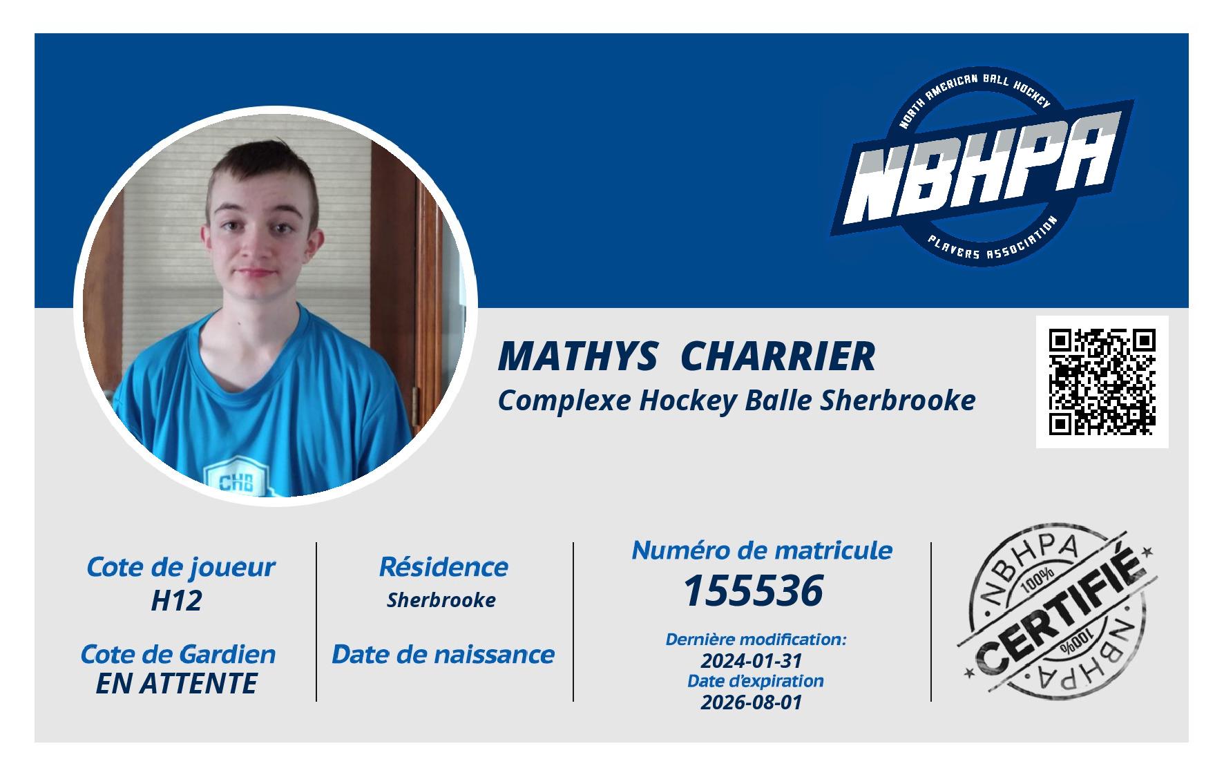 Mathys  Charrier 