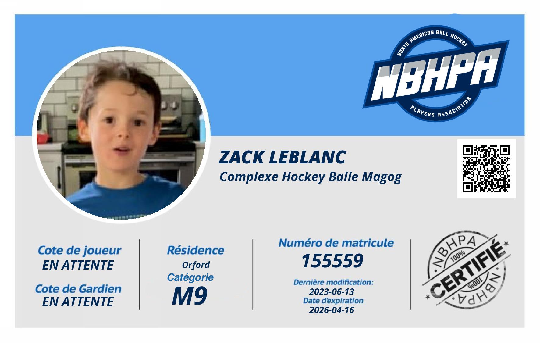 Zack Leblanc