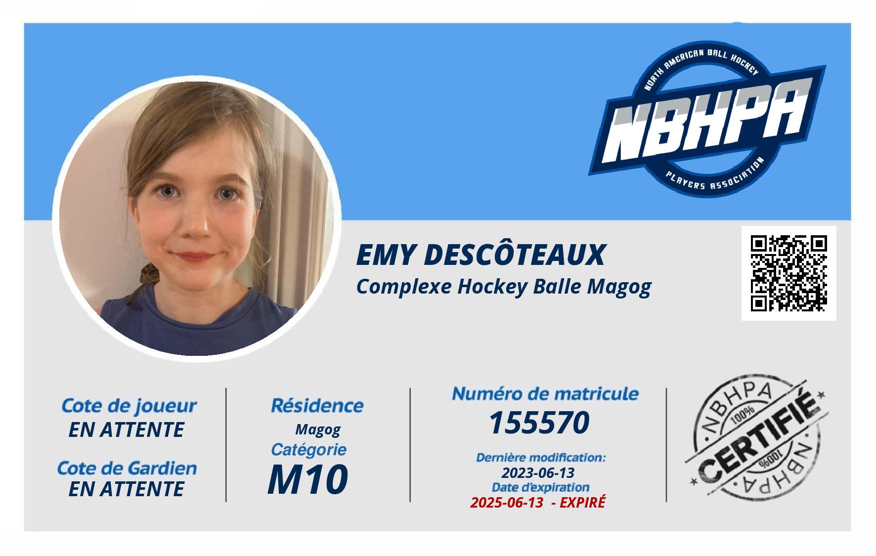 Emy Descôteaux 