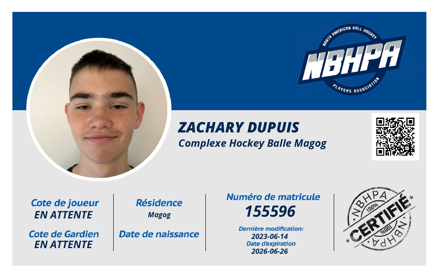 Zachary Dupuis