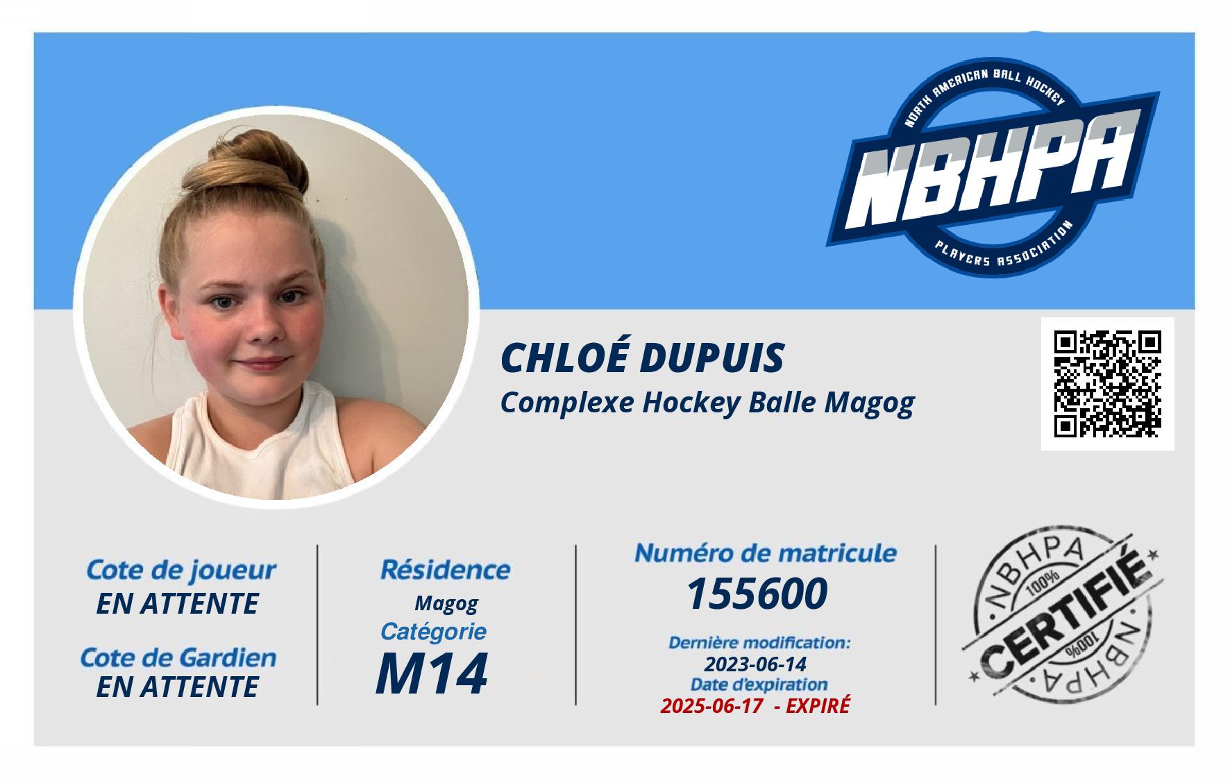 Chloé Dupuis
