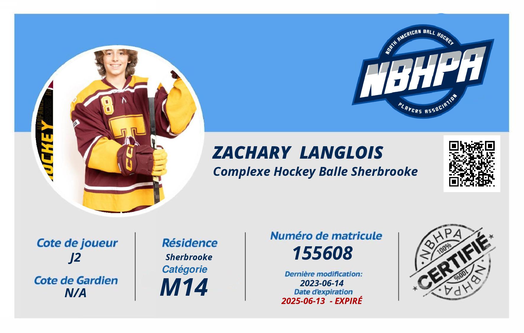 Zachary  Langlois 