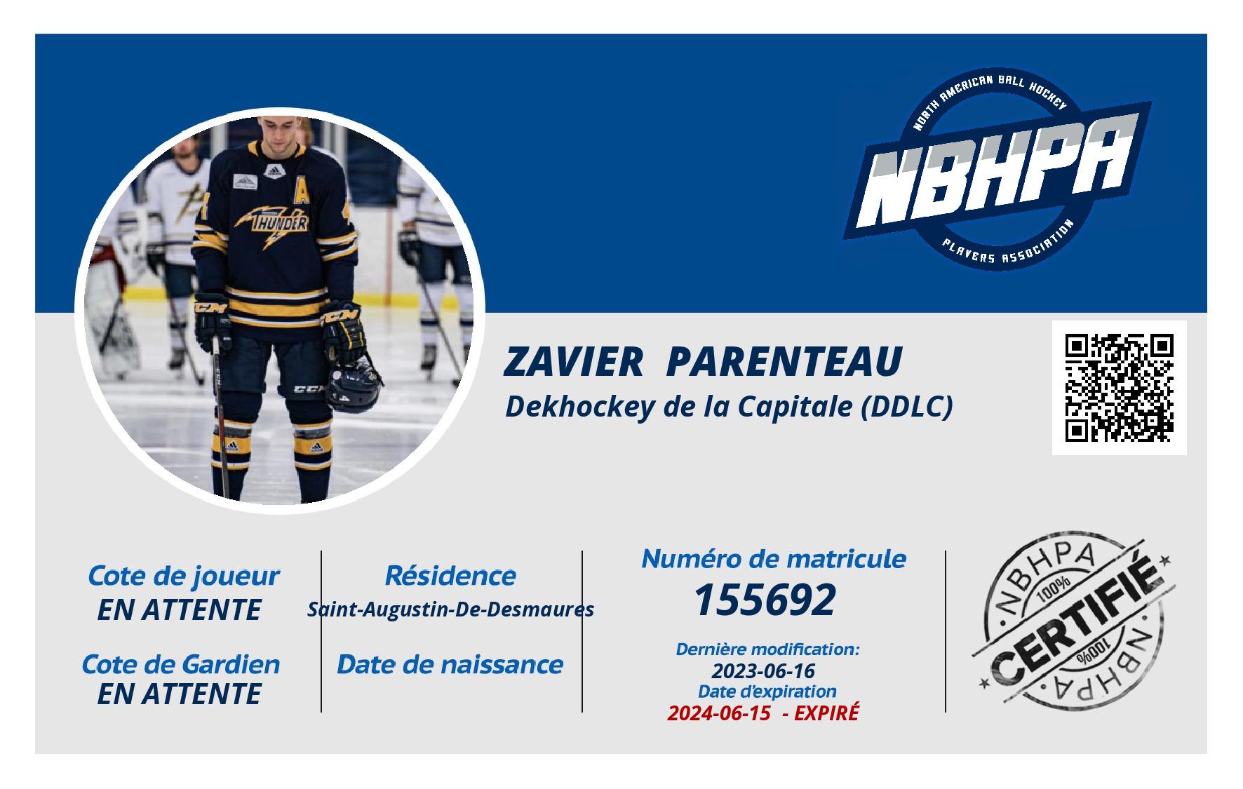 Zavier  Parenteau