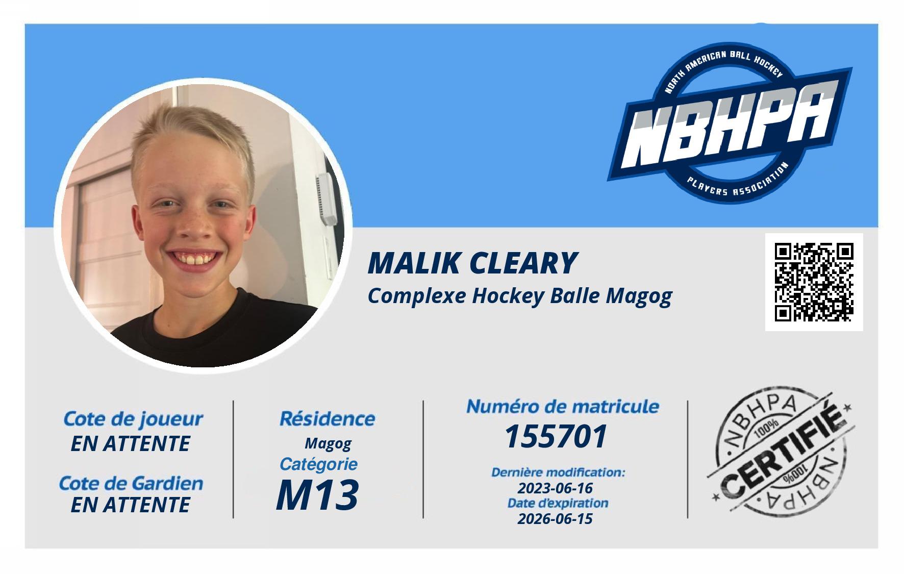 Malik Cleary