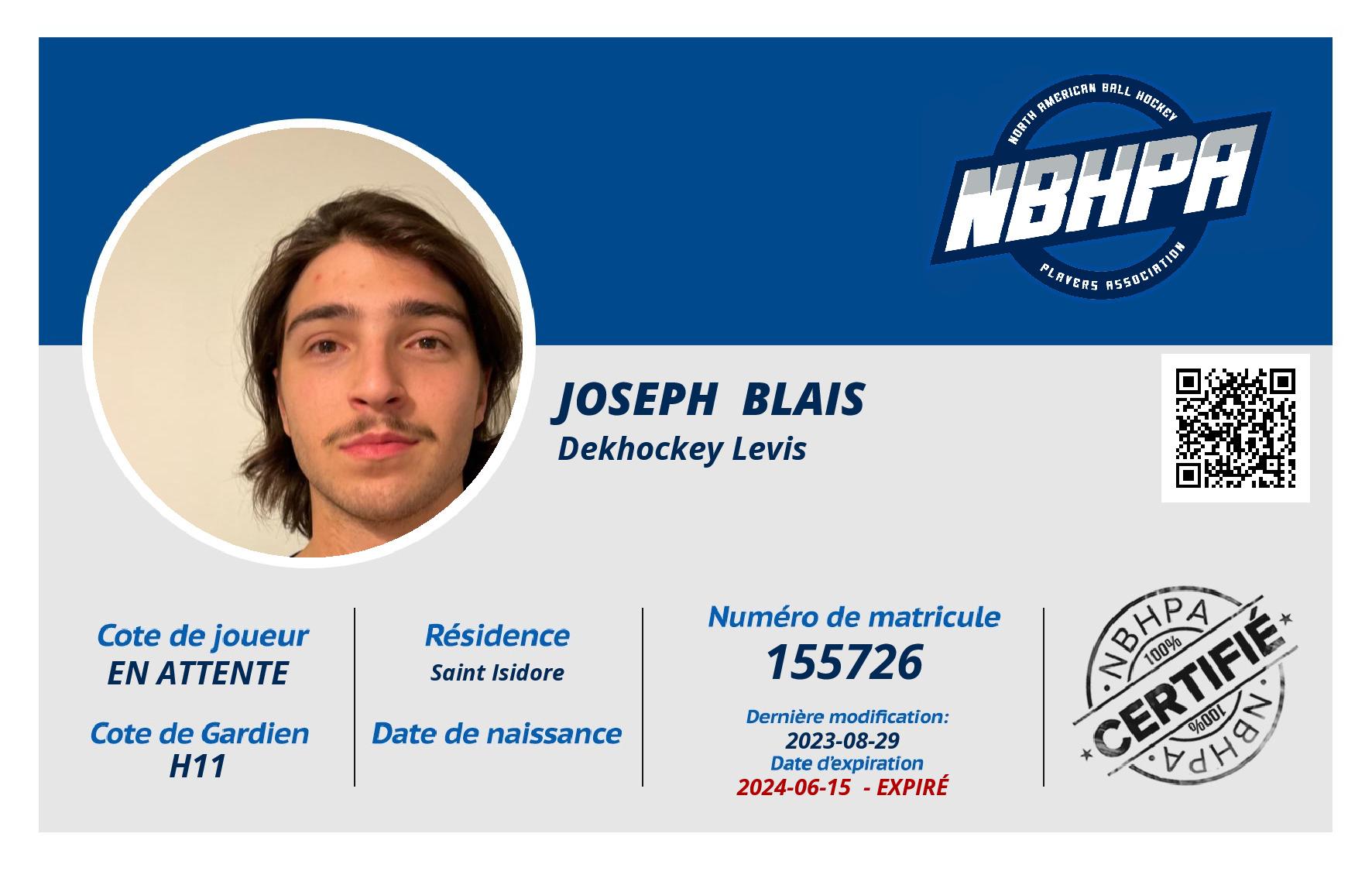 Joseph  Blais
