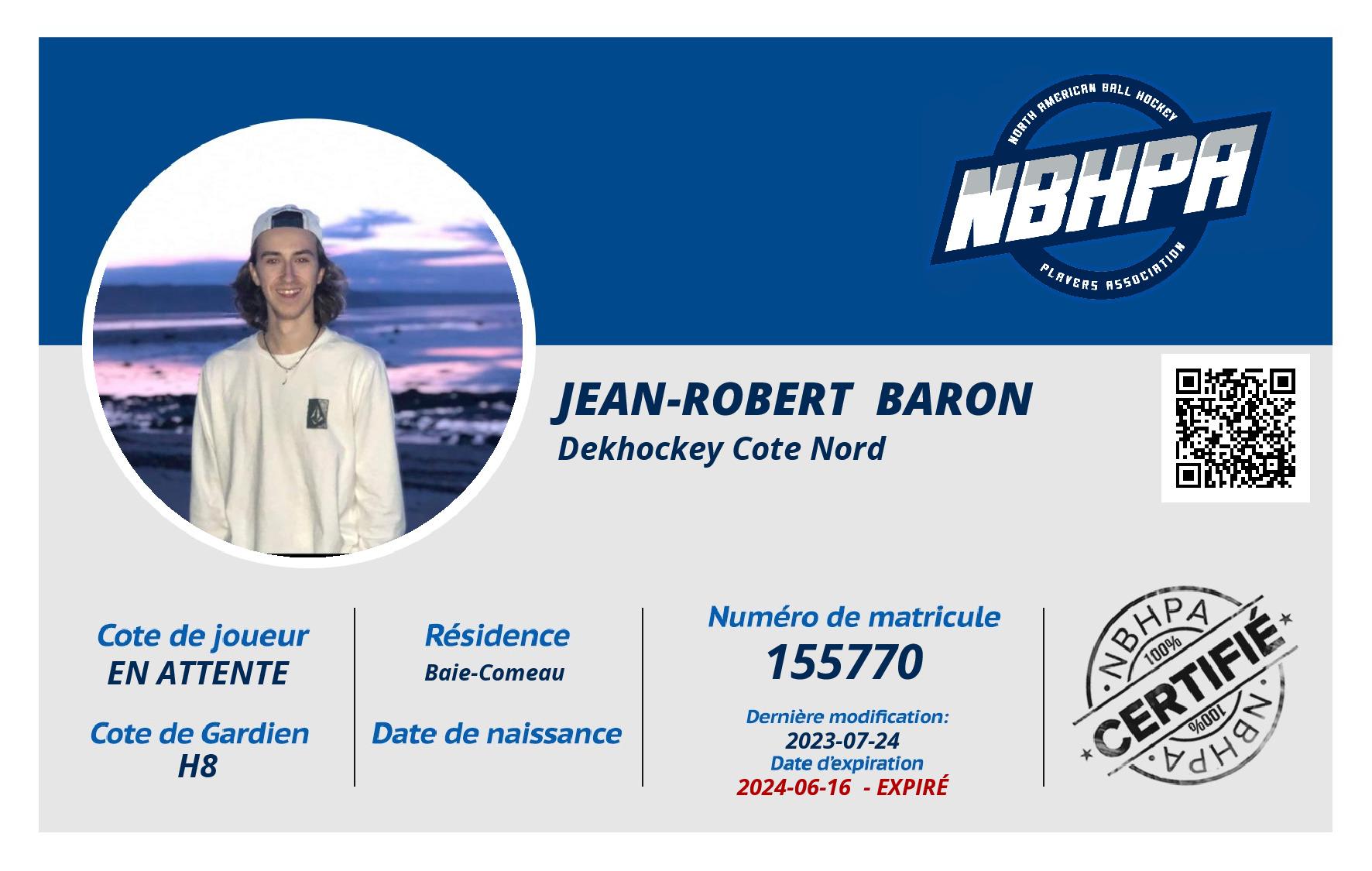 Jean-Robert  baron