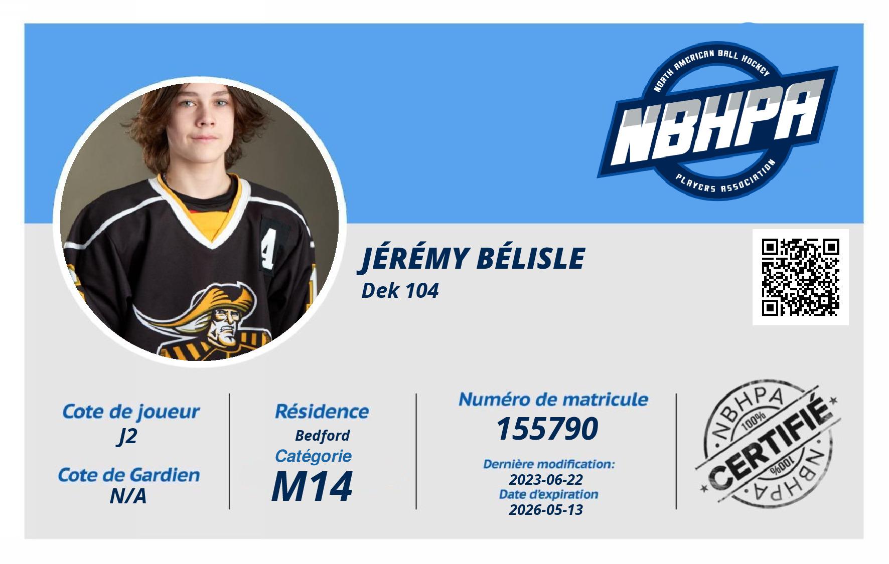 Jérémy Bélisle