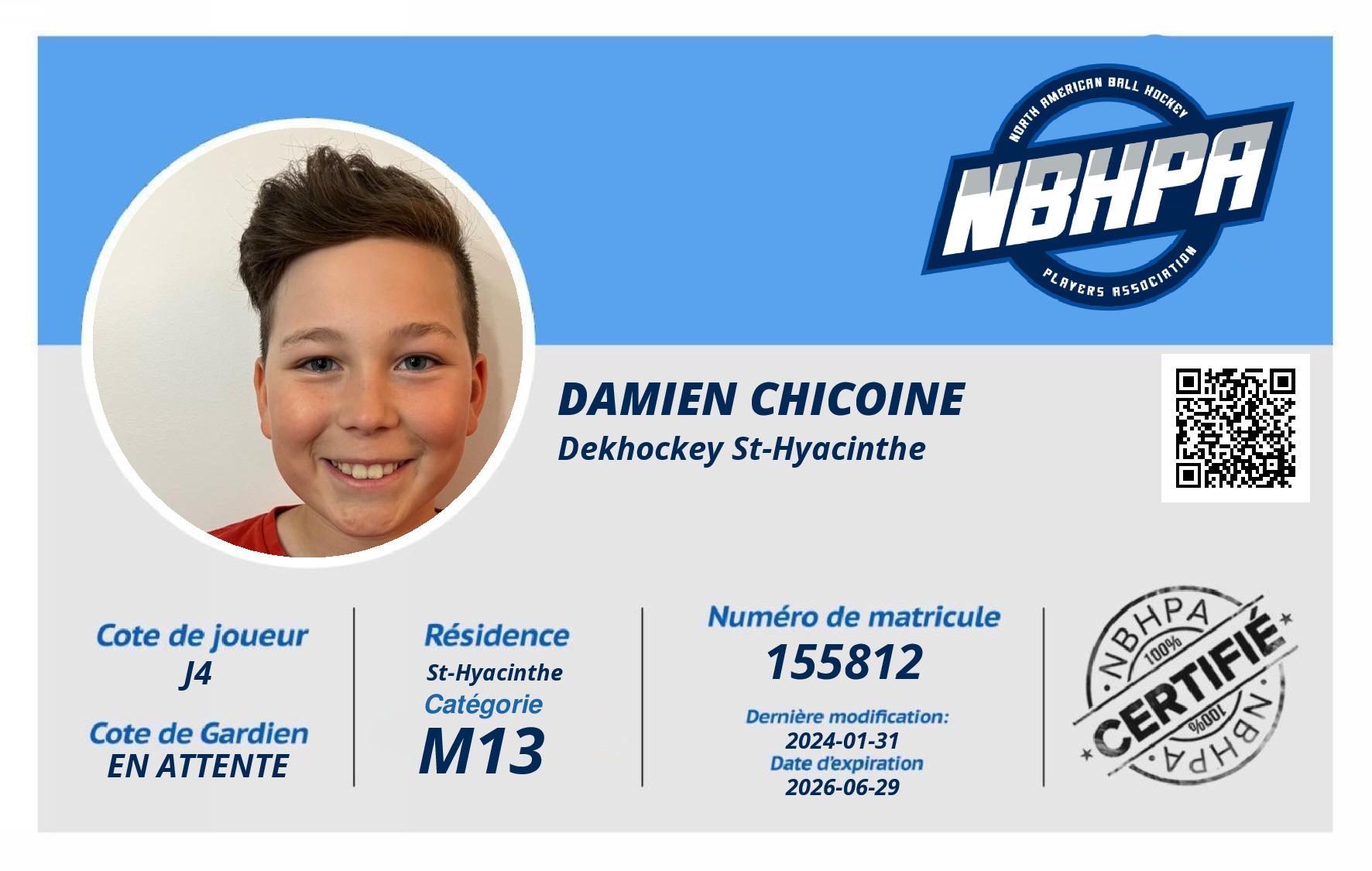 Damien Chicoine
