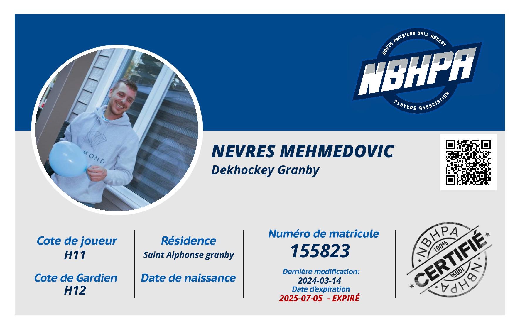 Nevres Mehmedovic