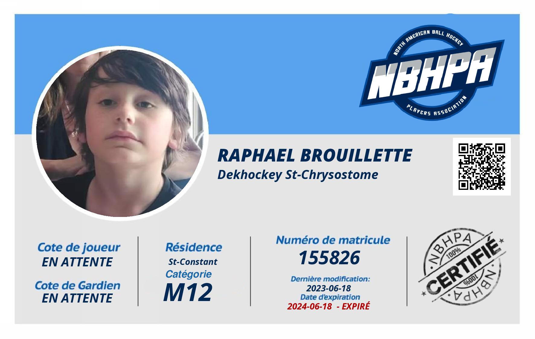 Raphael Brouillette 