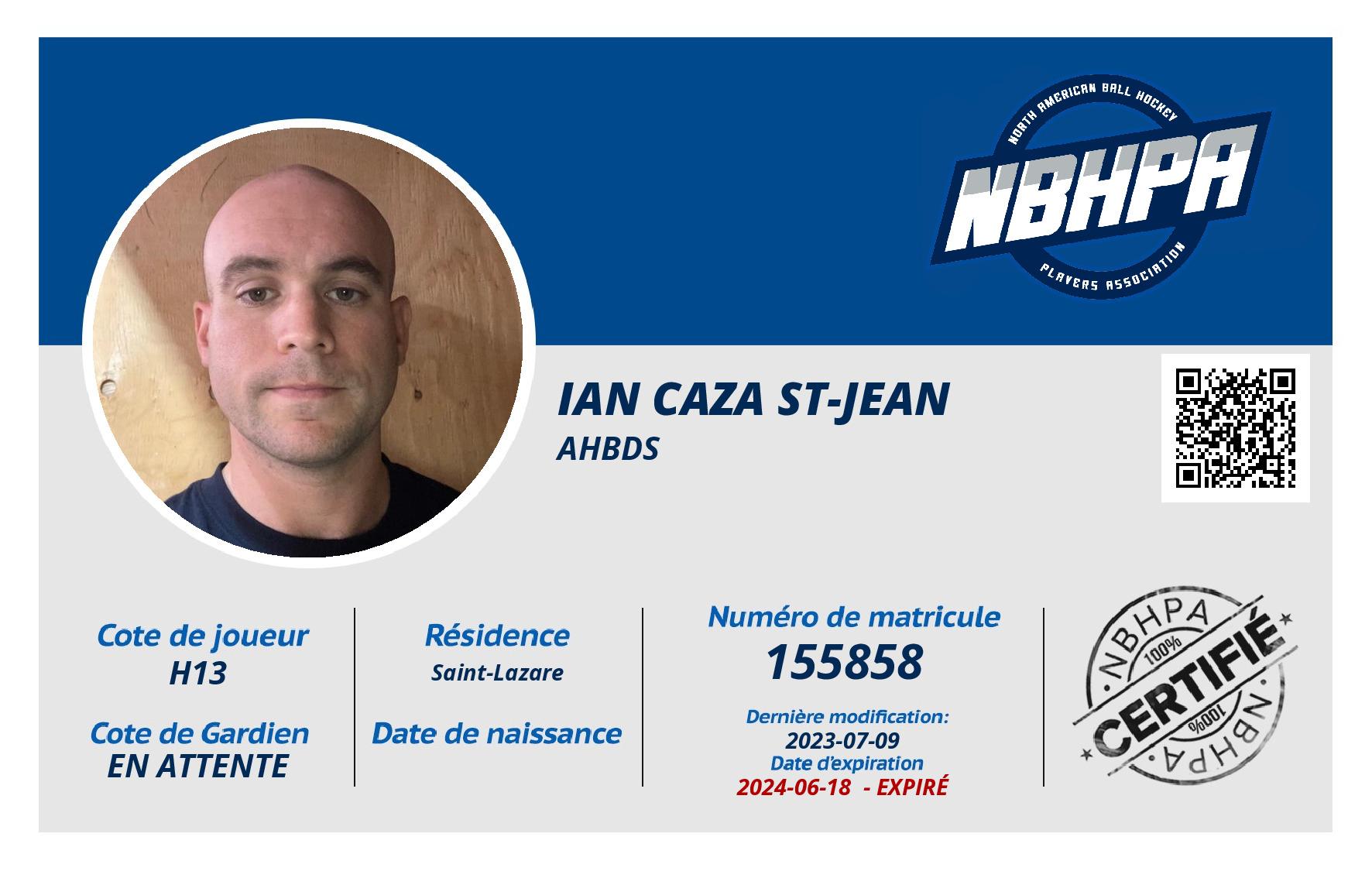 Ian Caza St-Jean