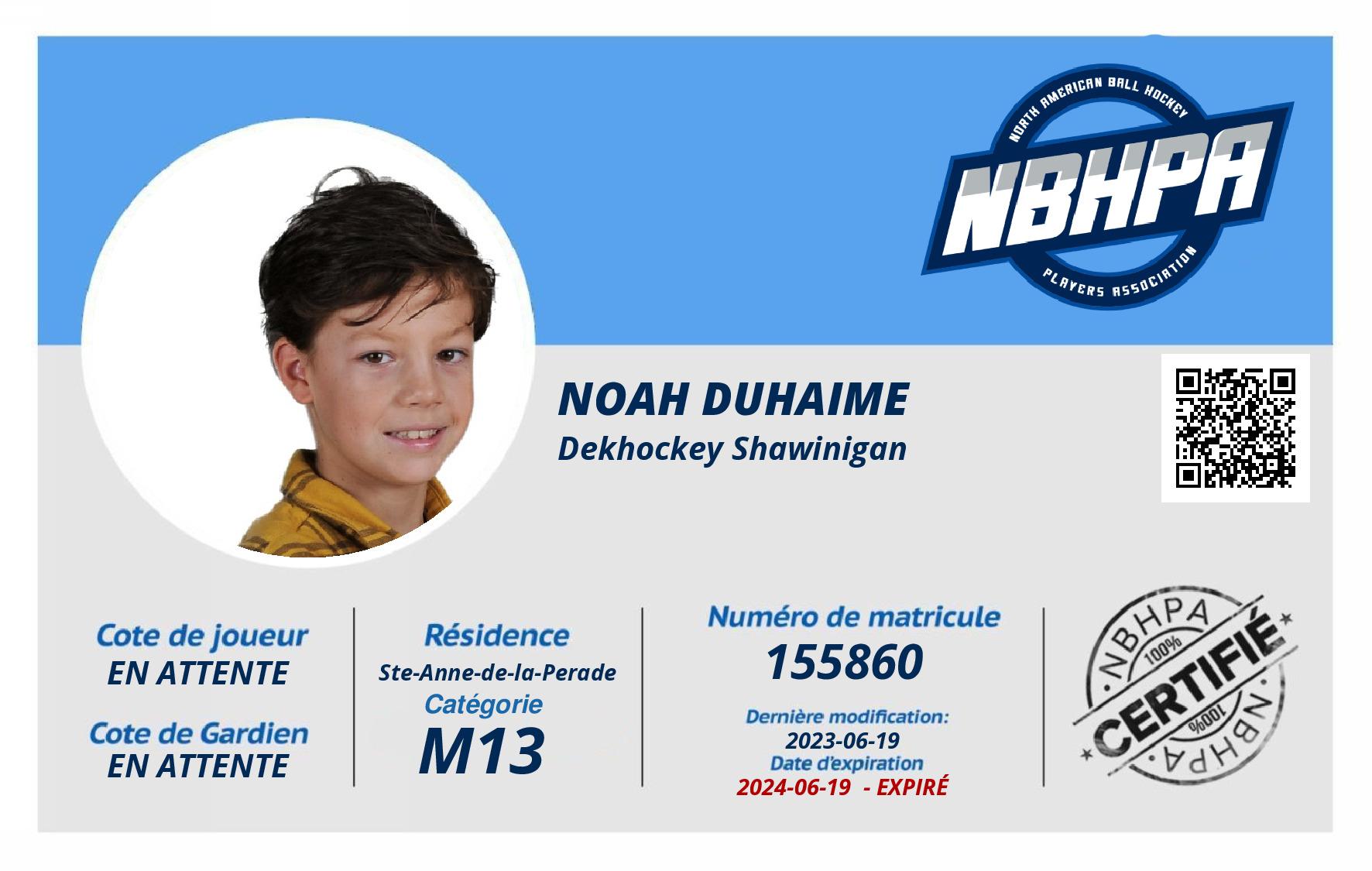 Noah Duhaime