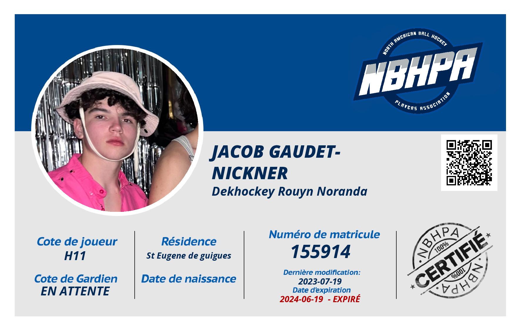 Jacob Gaudet-Nickner
